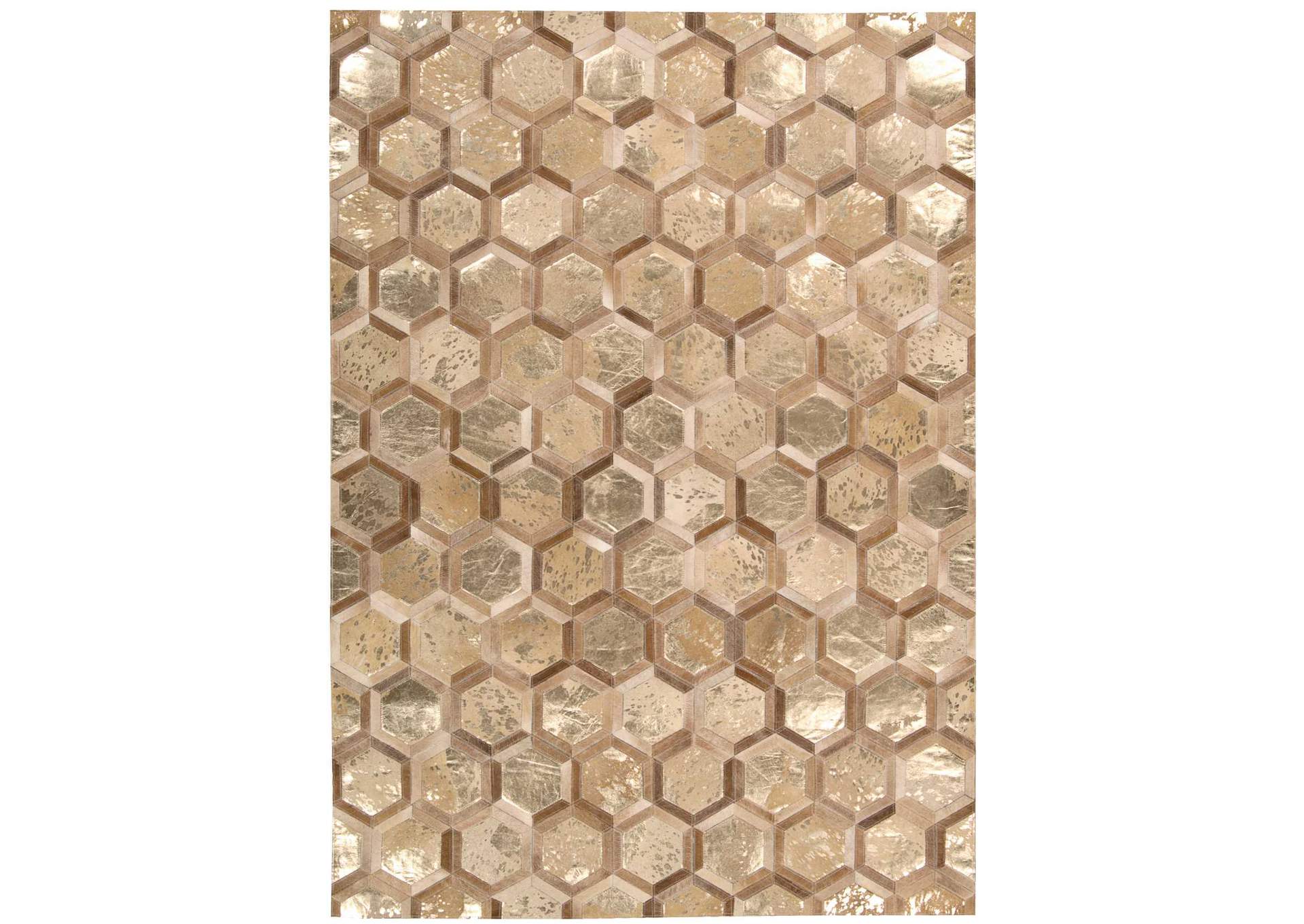 Michael Amini City Chic MA100 Yellow 5'x8' Area Rug,Nourison
