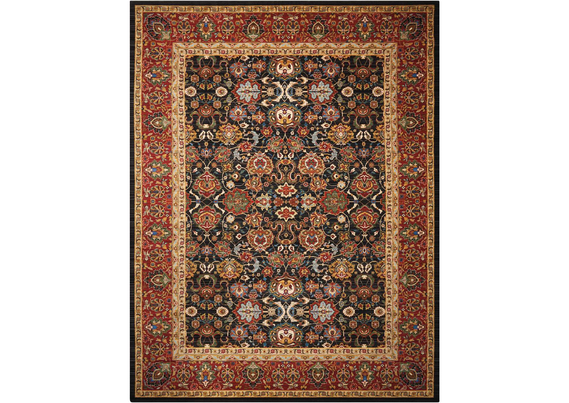 Nourison Timeless TML20 Dark Blue 8'x10' Rug,Nourison