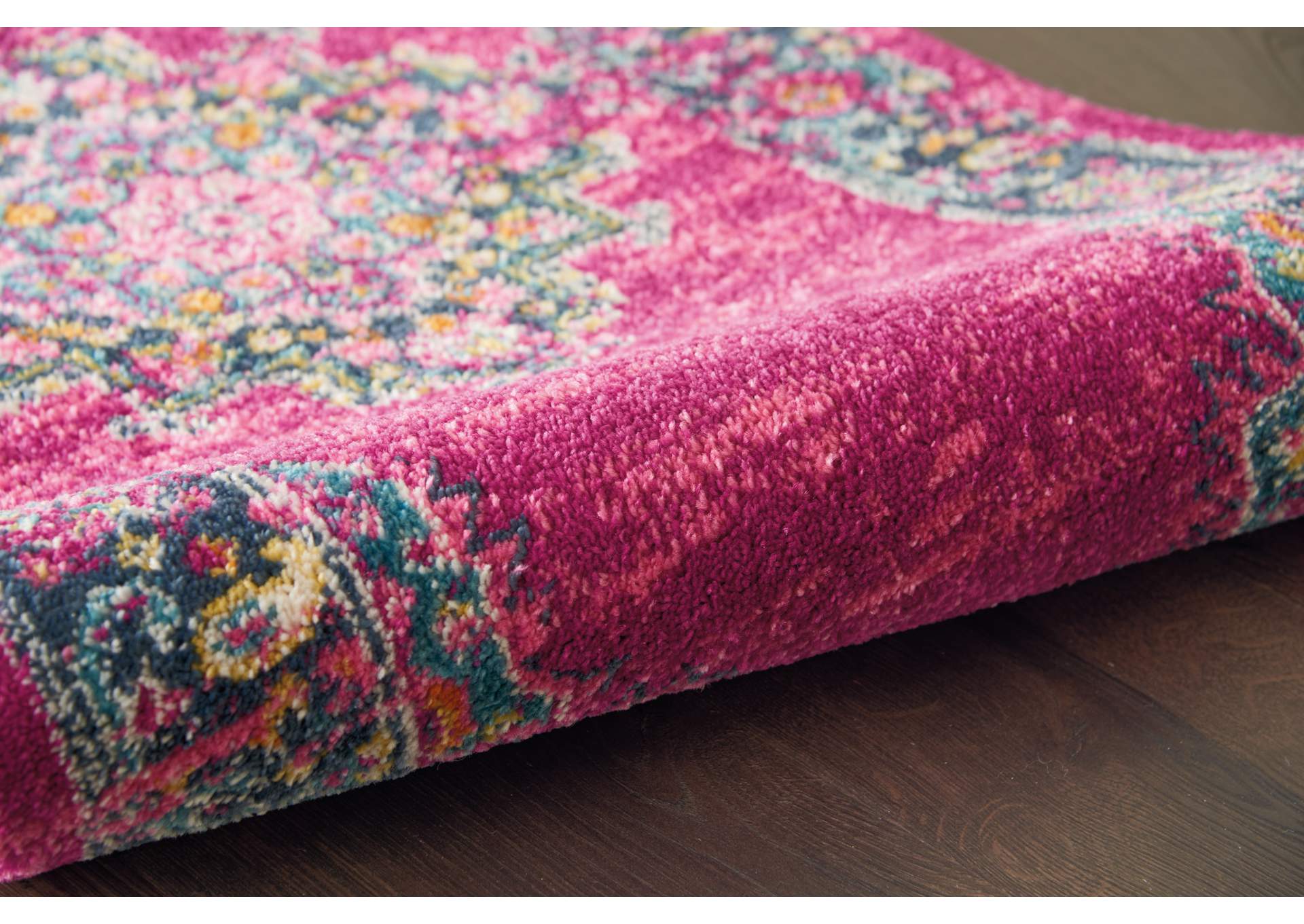Nourison Passion PSN03 Pink 10' Runner Hallway Rug,Nourison