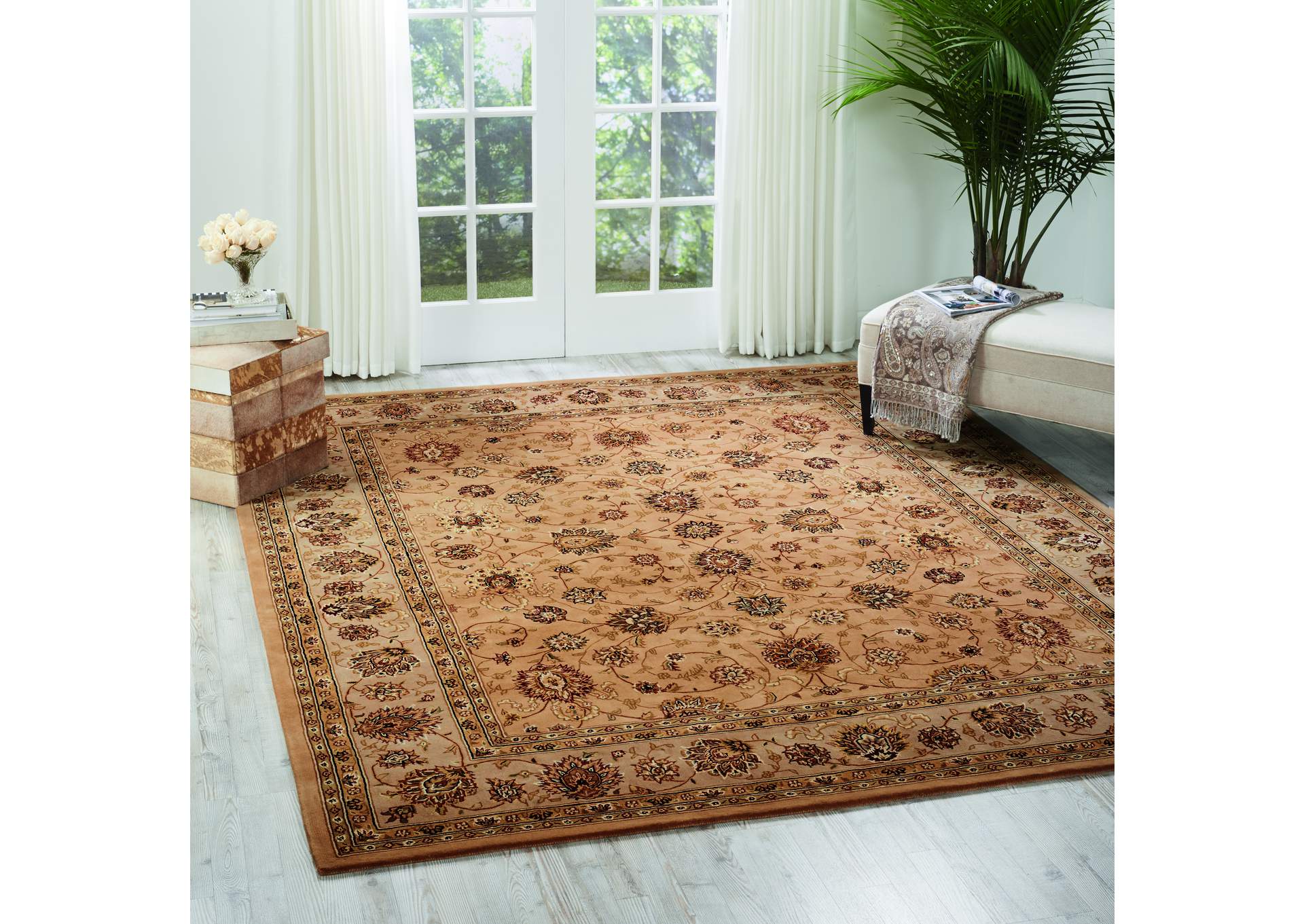 Nourison 2000 2071 Camel 10' Oval Area Rug,Nourison