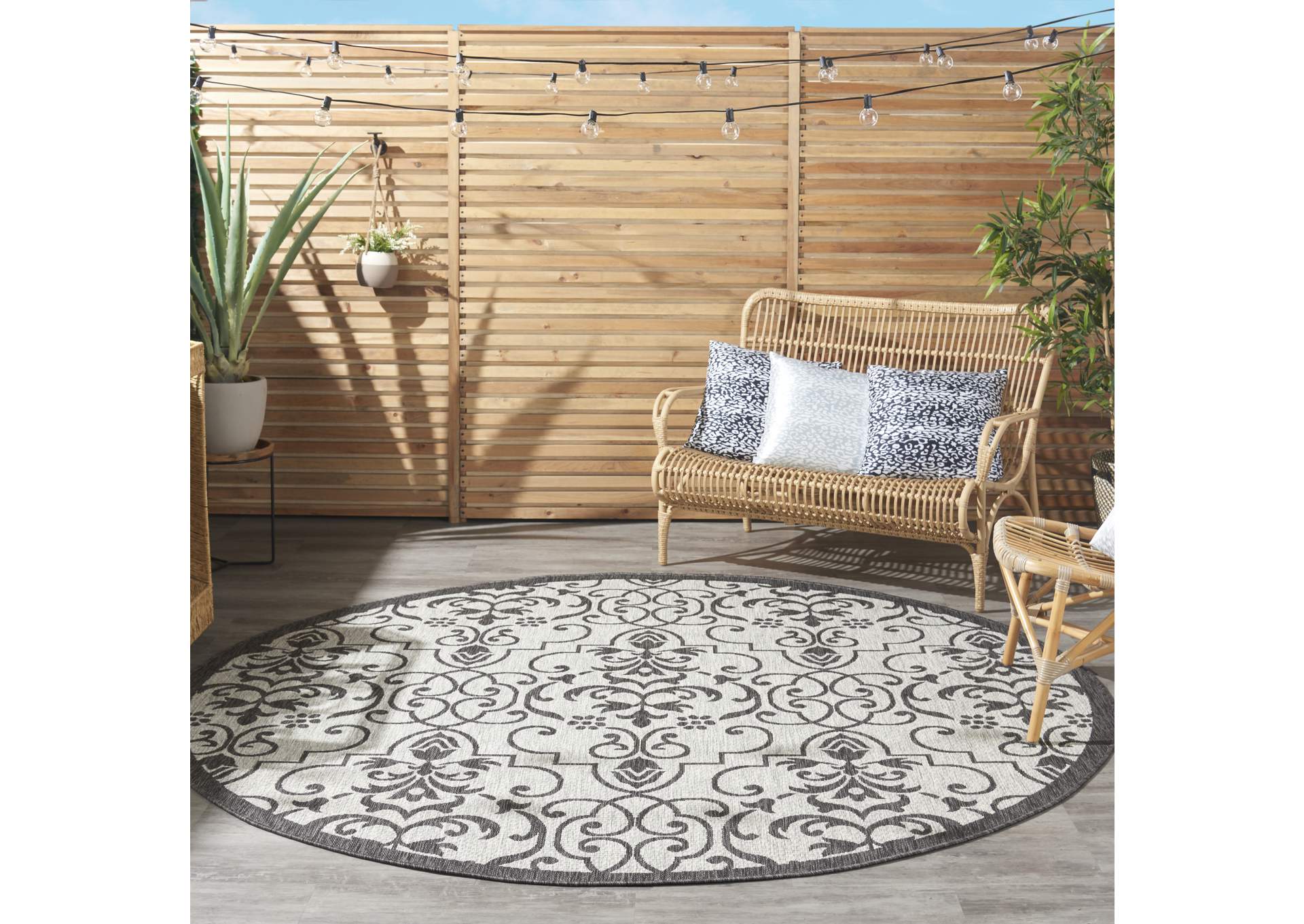 Nourison Country Side 8' Round Area Rug,Nourison