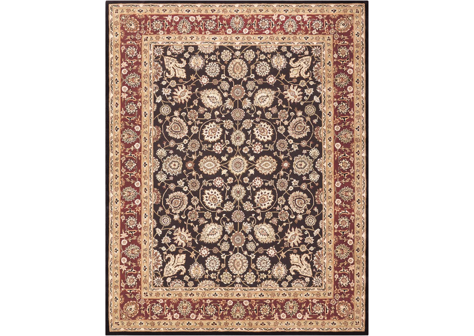 Nourison 2000 2017 Black 8'x10' Area Rug,Nourison