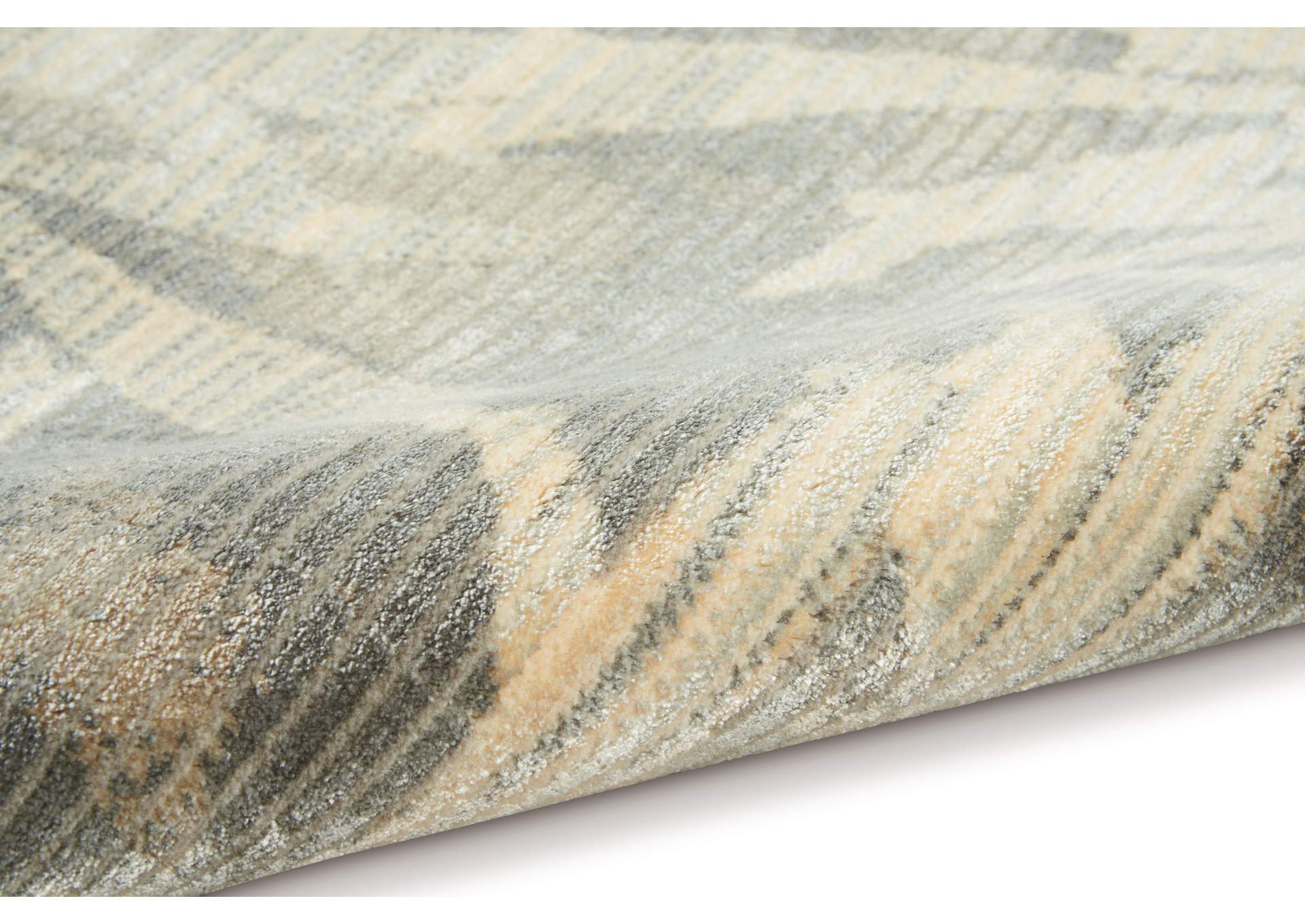 Calvin Klein Home Maya MAY07 Zinc/Paloma 5'x8' Area Rug,Nourison