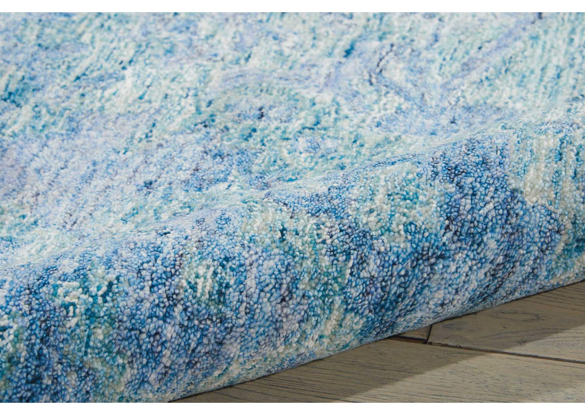 Nourison Gemstone GEM05 Blue 8'x10' Rug,Nourison