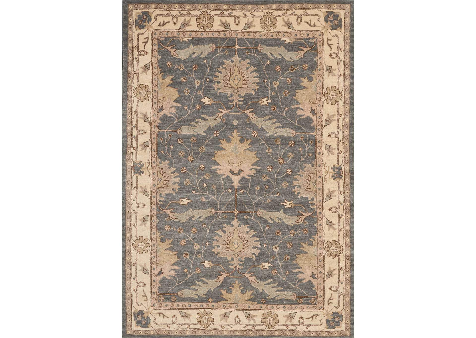 Nourison India House 6'x9' Blue Area Rug,Nourison