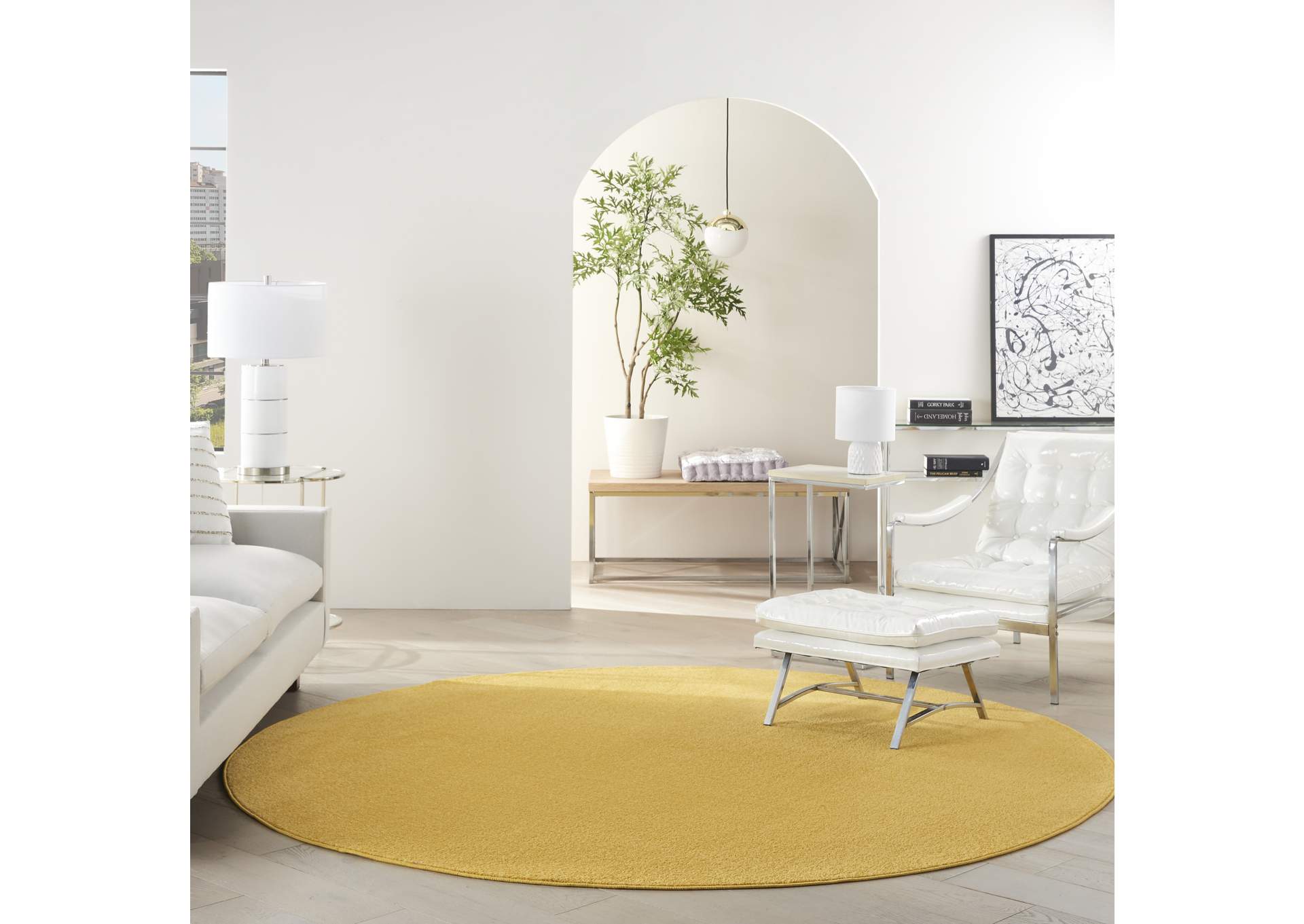 Nourison Nourison Essentials 8' Round Area Rug,Nourison