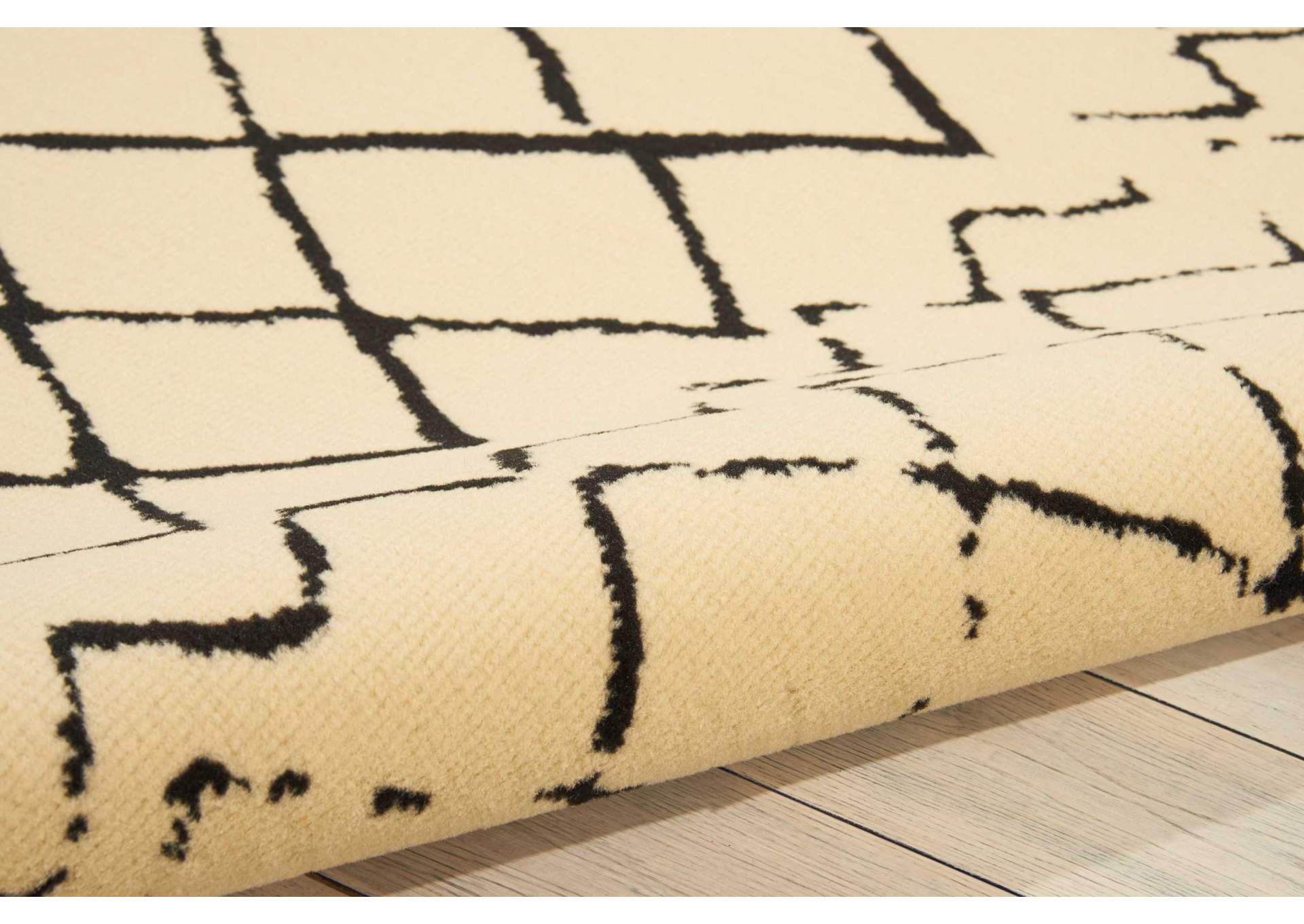 Nourison Grafix GRF04 Cream White 5'x7' Area Rug,Nourison