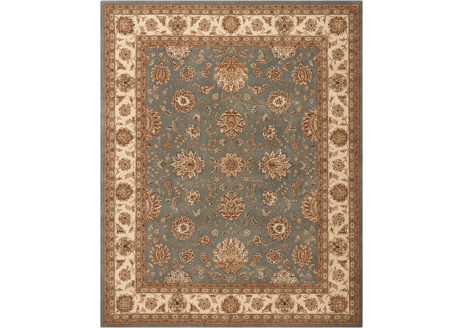 Nourison 2000 2210 Blue 8'x10' Area Rug,Nourison