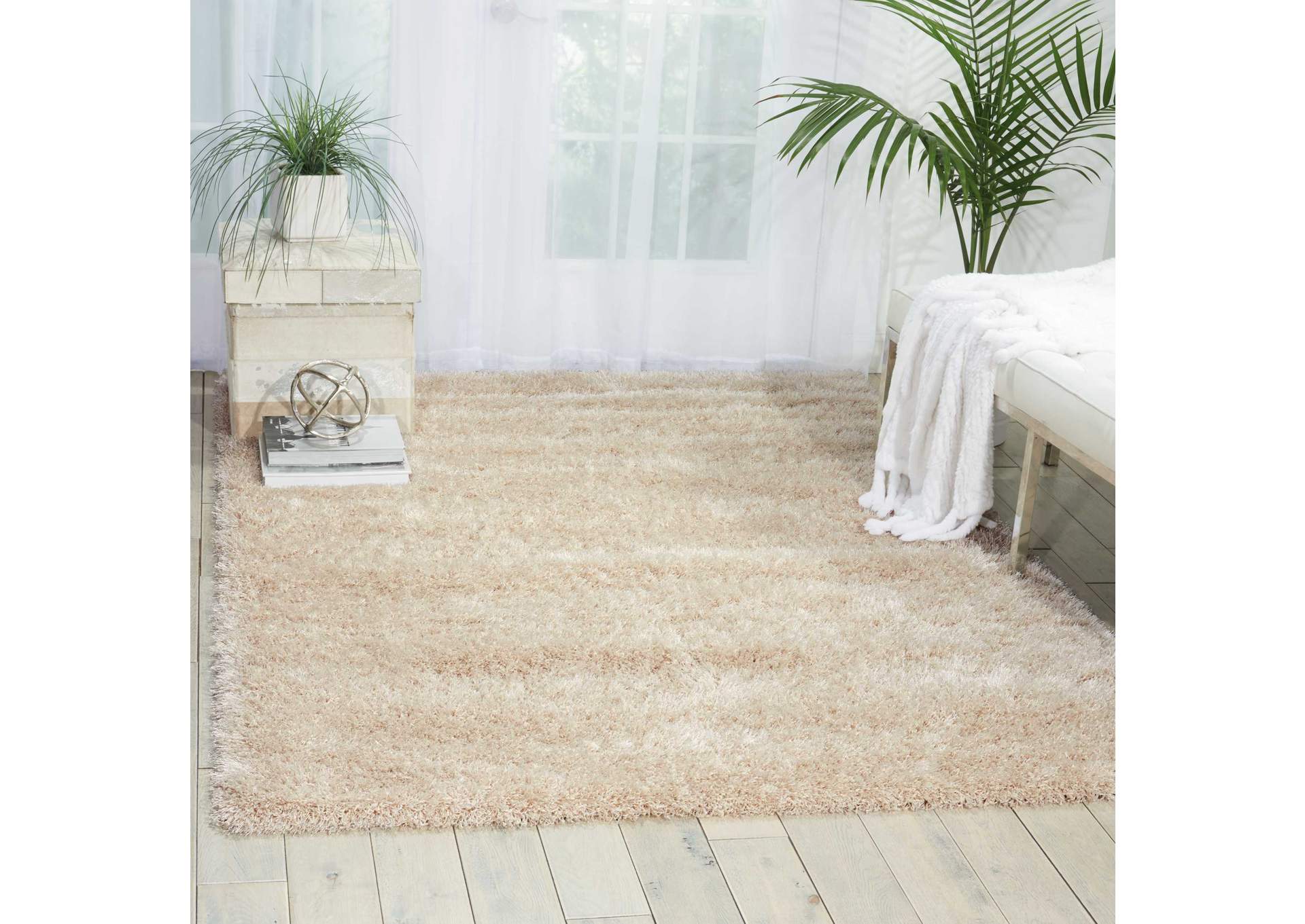 Nourison Escape ESCP1 White 8'x11' Rug,Nourison