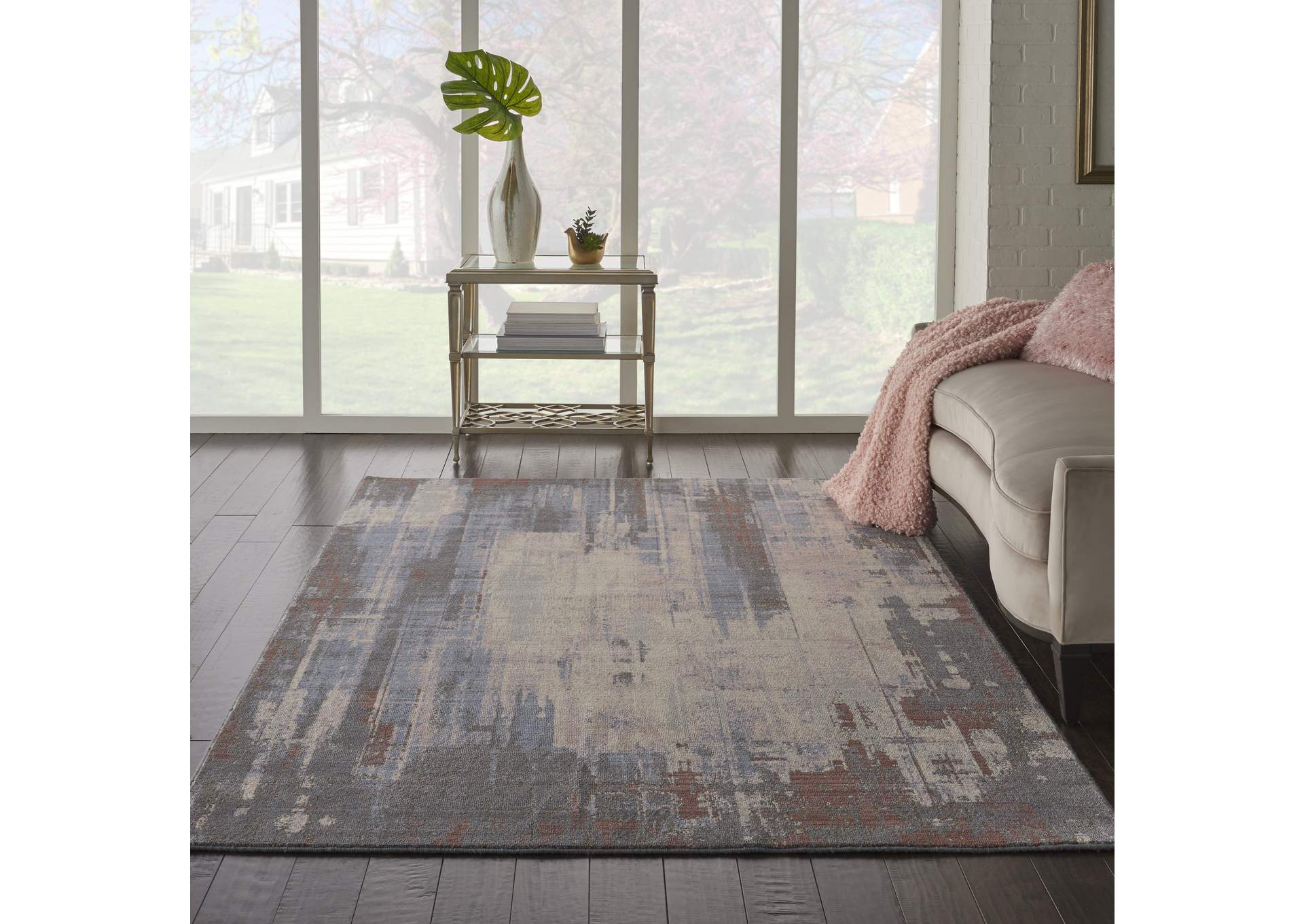 Nourison Artworks ATW04 Multicolor 6'x8' Abstract Area Rug,Nourison