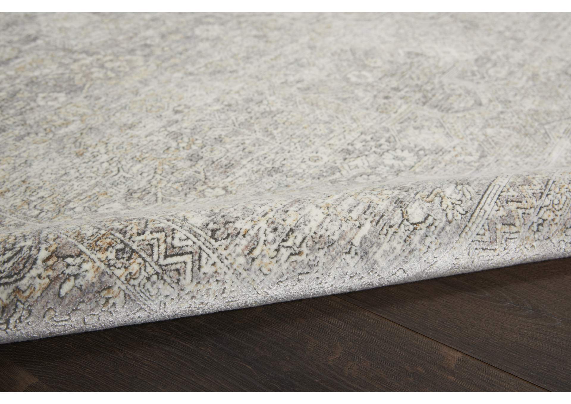 Nourison Starry Nights 8' x 10' Cream and Grey Vintage Area Rug,Nourison