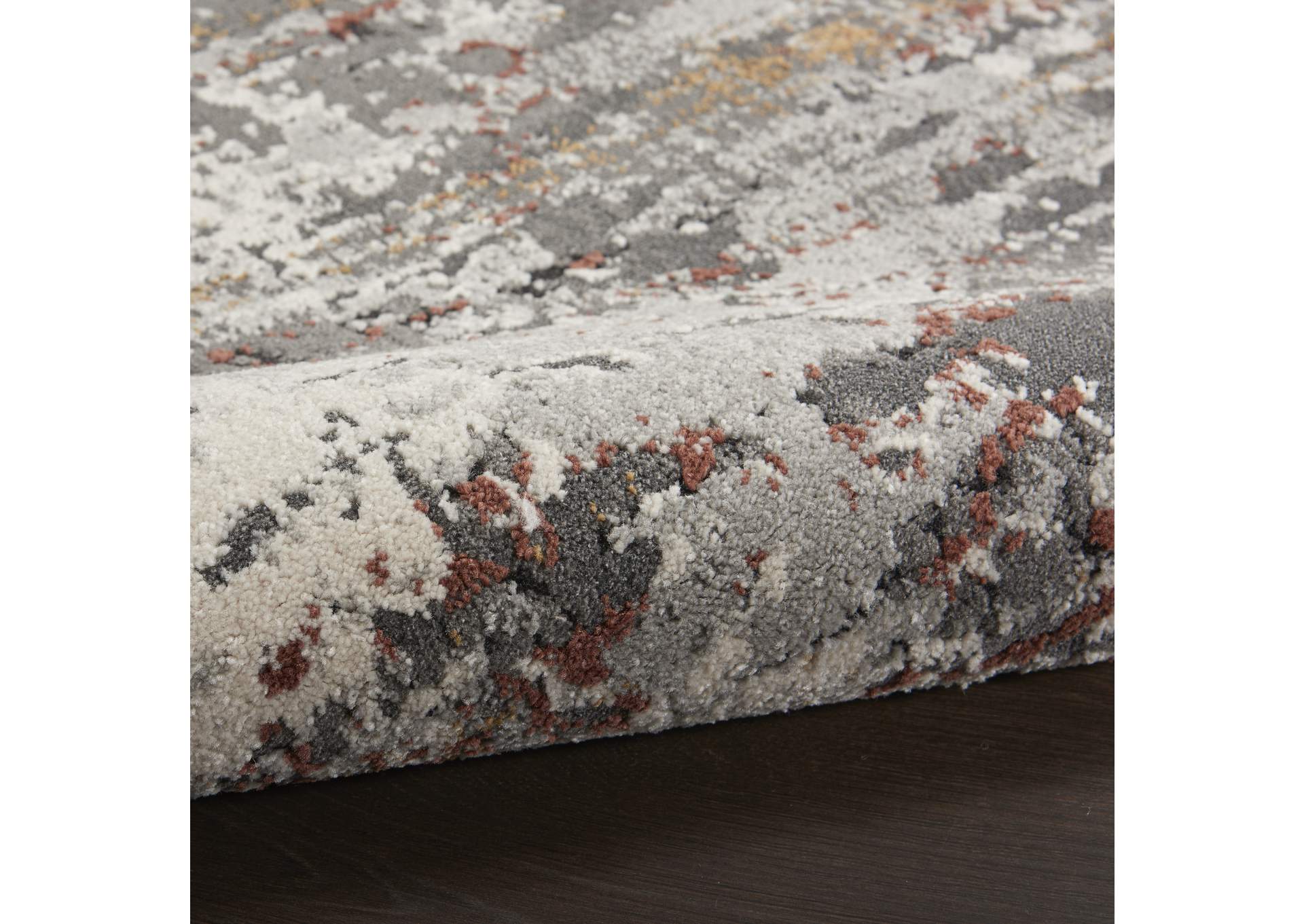 Nourison Tangra 4'x6' Grey Multi Area Rug,Nourison