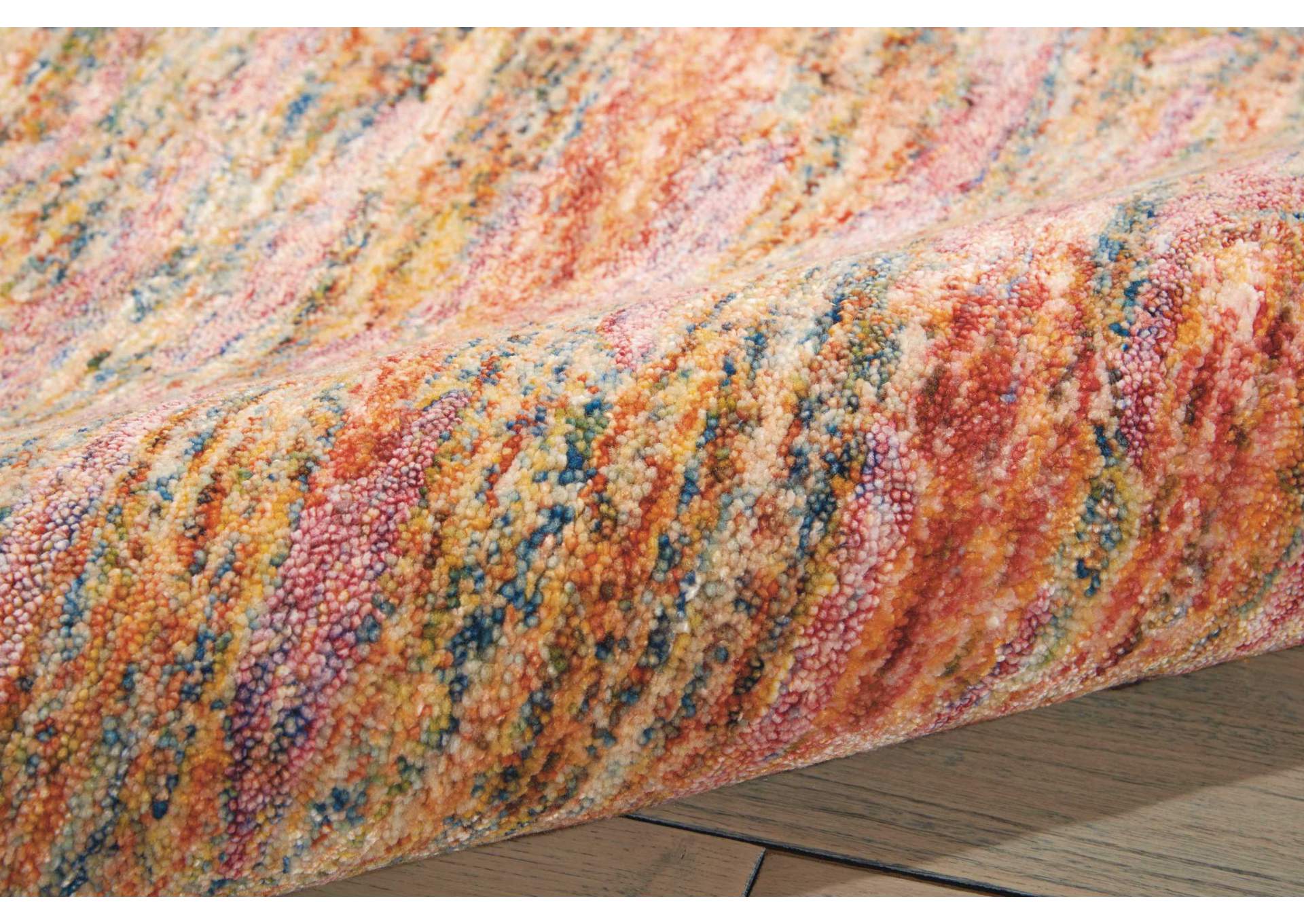 Nourison Gemstone GEM01 Orange 9'x12' Rug,Nourison