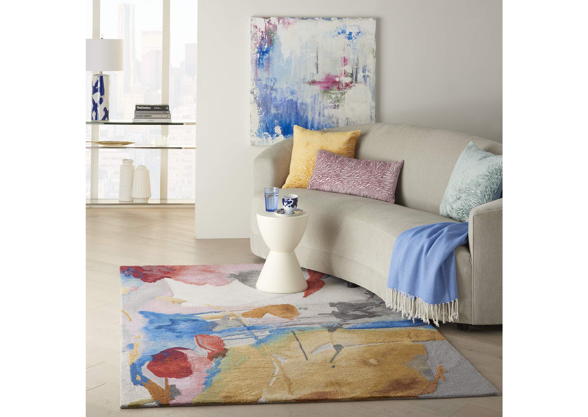 Nourison Symmetry 5' x 8' Area Rug,Nourison