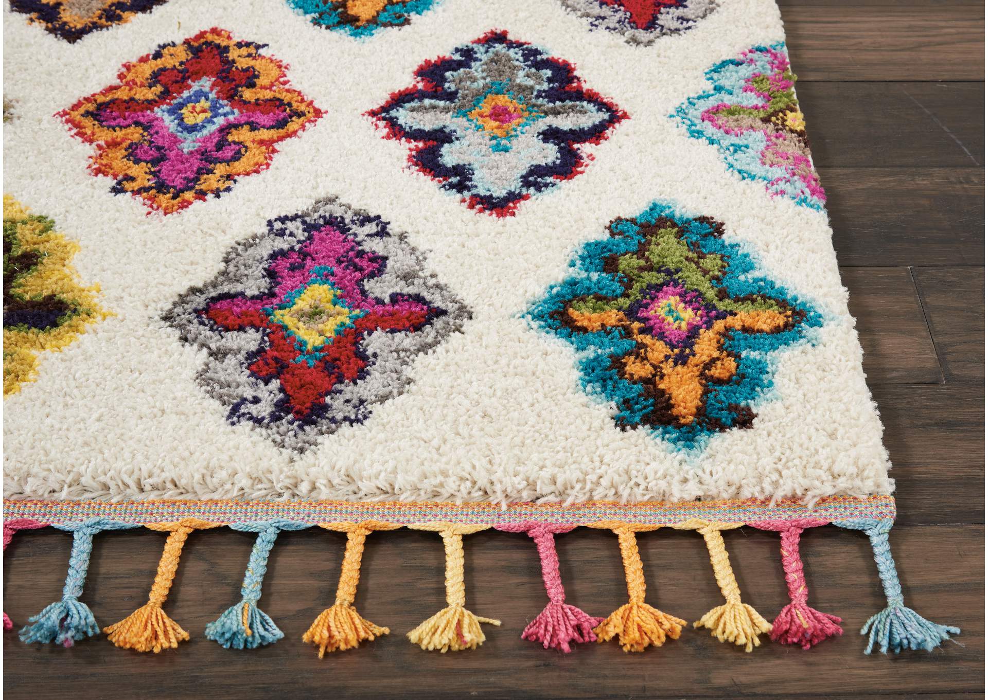 Nourison Nomad NMD06 Multicolor 6' Runner Hallway Rug,Nourison