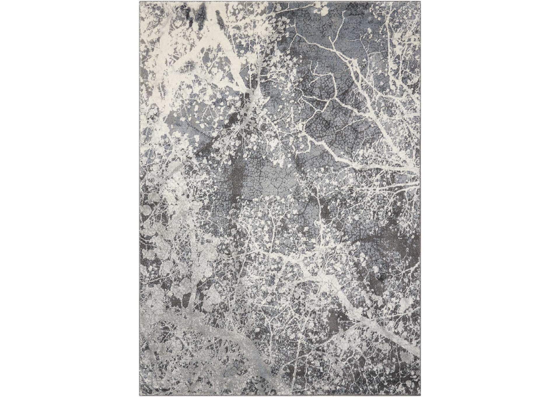 Nourison Maxell MAE11 Grey 5'x7' Area Rug,Nourison