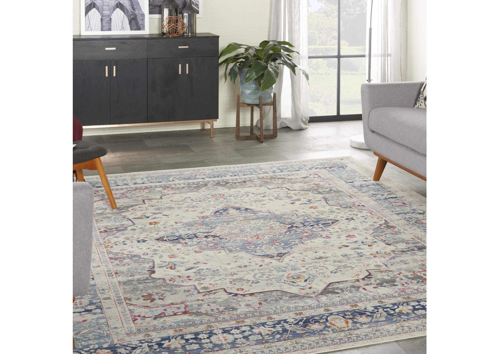 Nourison Vintage Kashan 9' x 12' Area Rug,Nourison