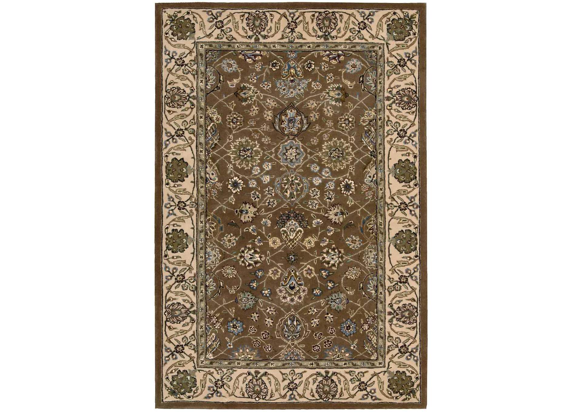 Nourison 2000 2091 Mushroom 4'x6' Area Rug,Nourison