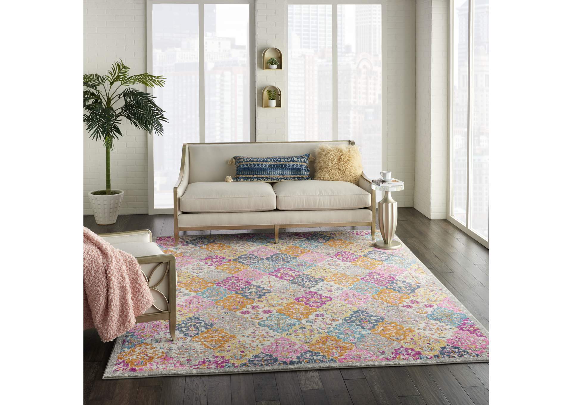 Nourison Passion Bohemian Multi Colored Area Rug,Nourison