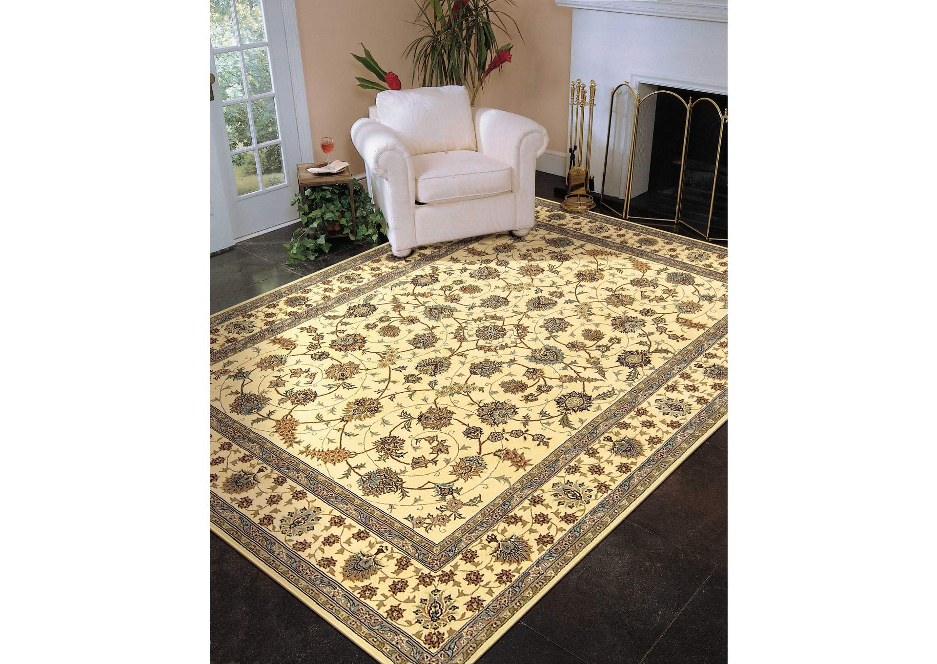 Nourison 2000 2023 Ivory 10' Octagon Area Rug,Nourison
