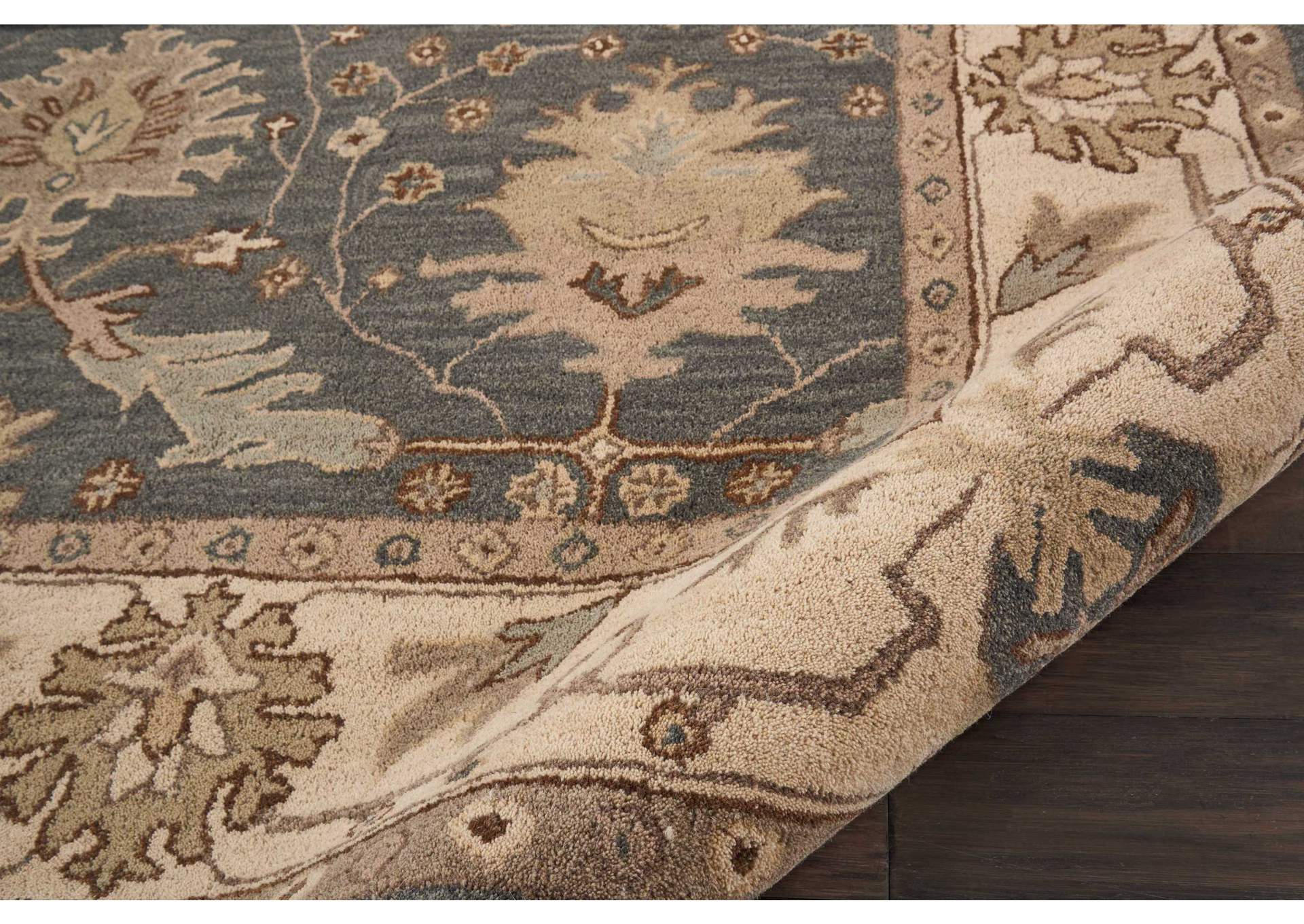Nourison India House 8'x11' Blue Area Rug,Nourison