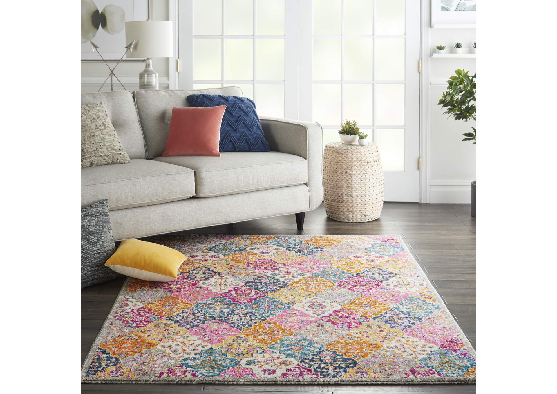 Nourison Passion Bohemian Multi Colored Area Rug,Nourison