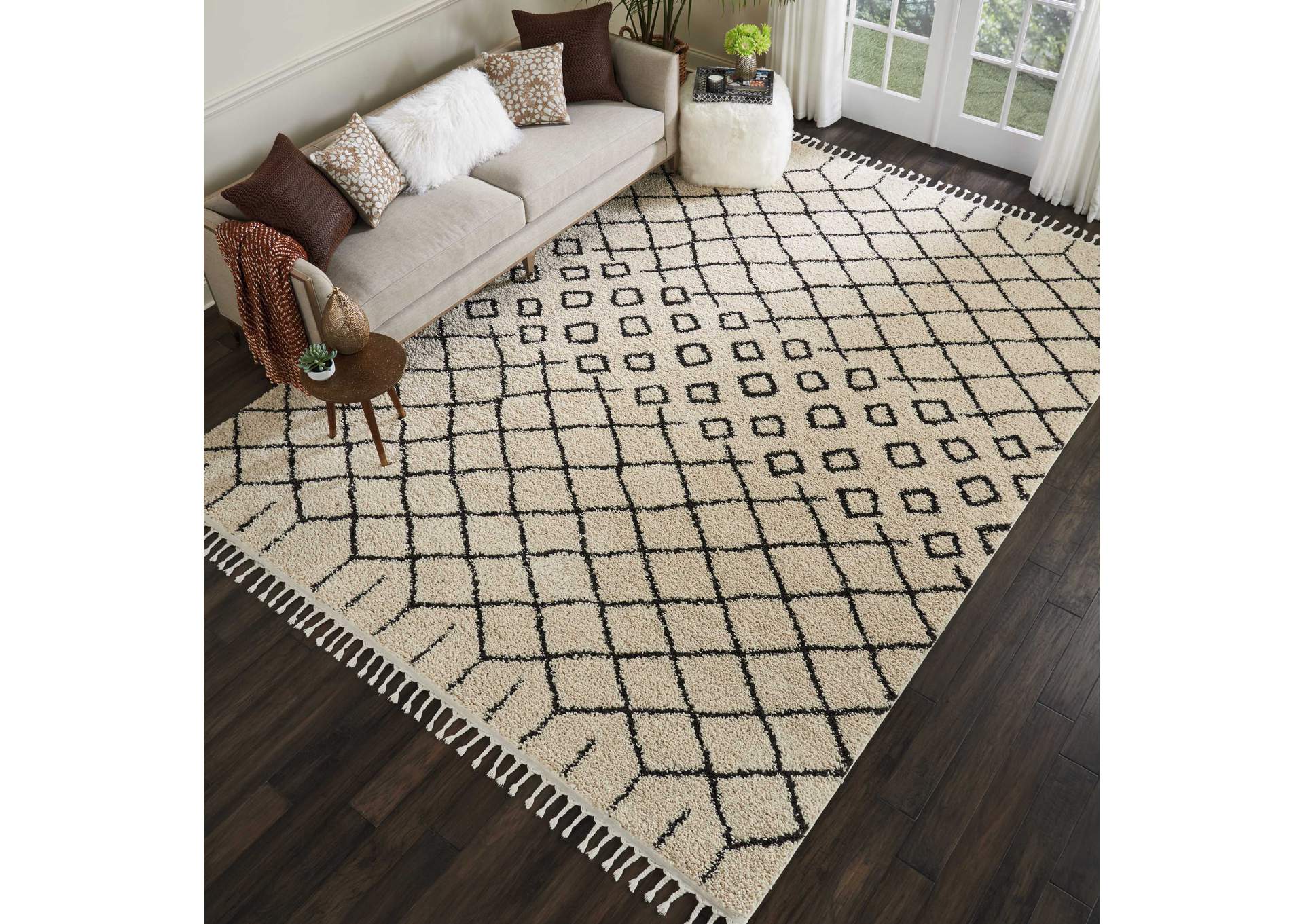 Nourison Moroccan Shag 9' x 13' Area Rug,Nourison