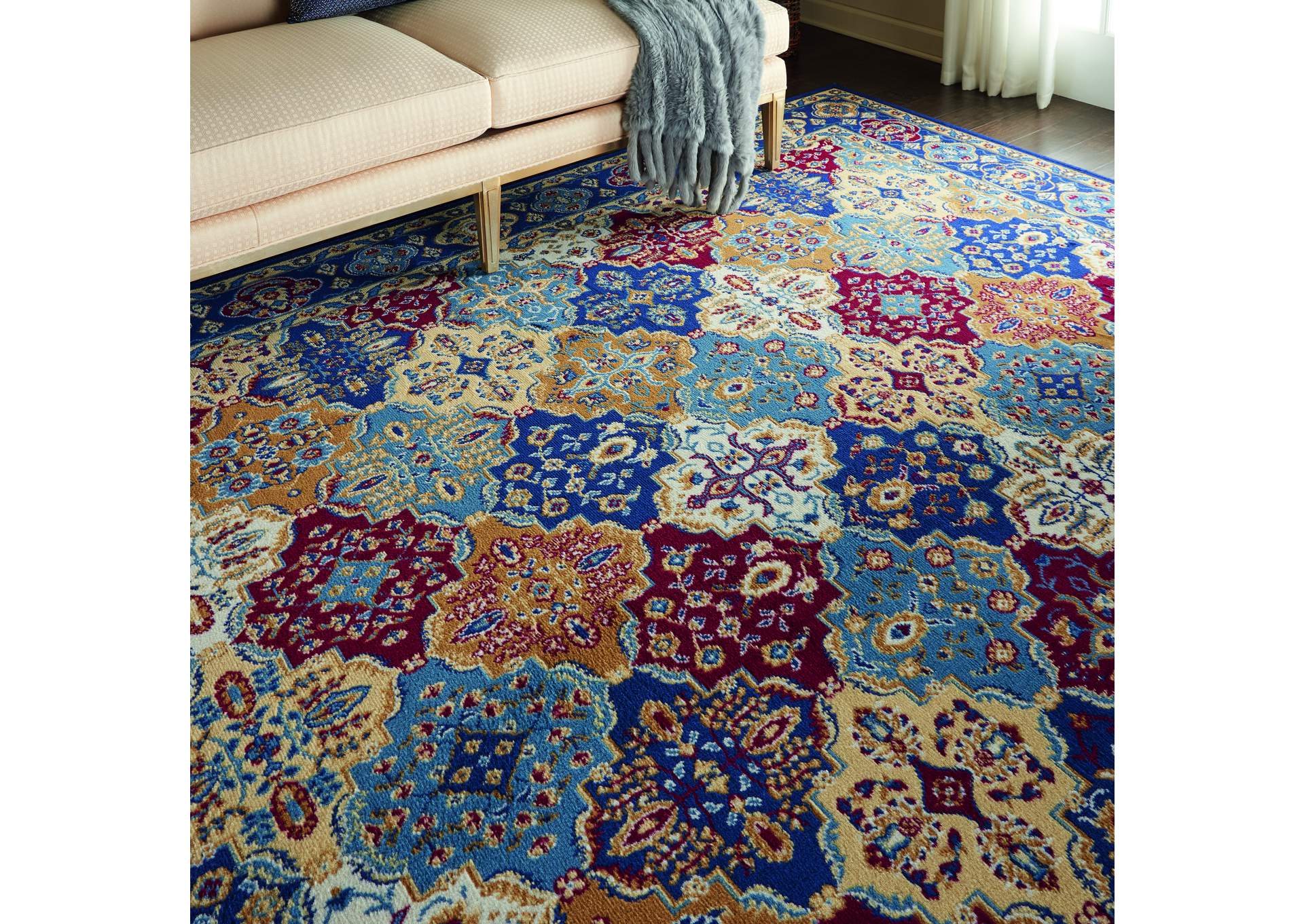 Nourison Grafix GRF31 Multicolor 8'x10' Large Rug,Nourison