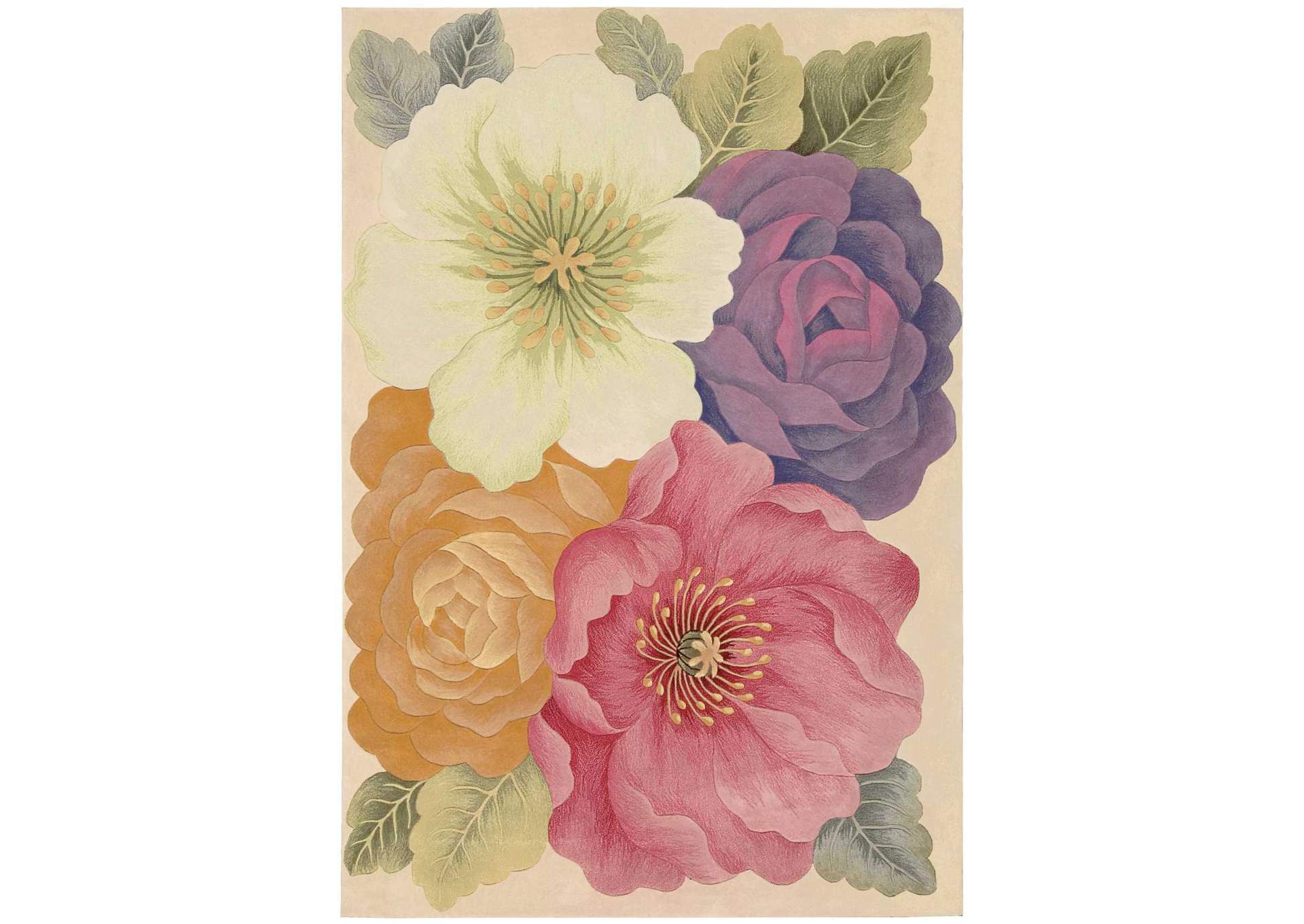 Nourison Tropics TS10 Multicolor 8'x11' Rug,Nourison