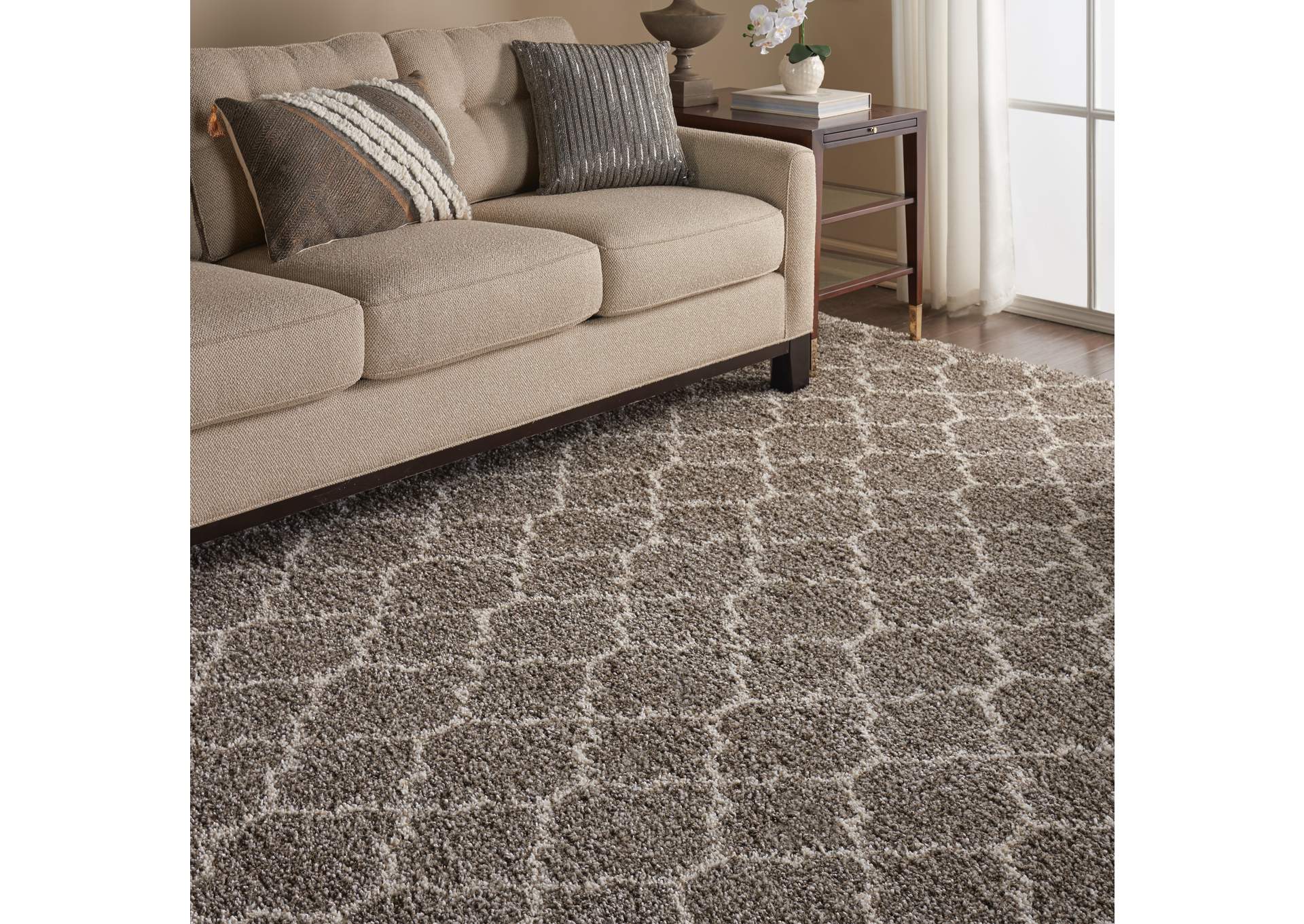Nourison Amore AMOR2 Beige 8'x11' Rug,Nourison