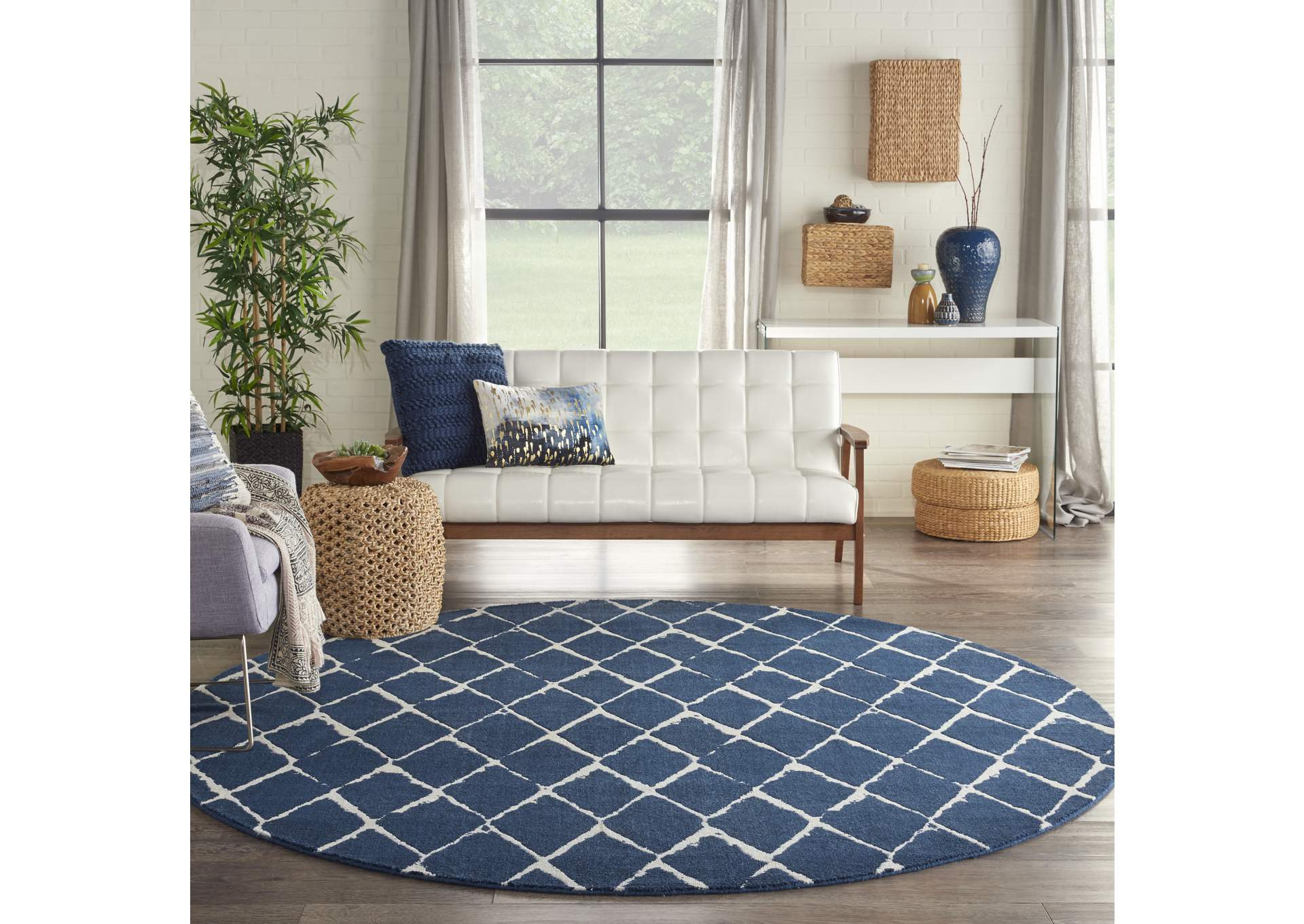Nourison Twilight 8' Round Area Rug,Nourison