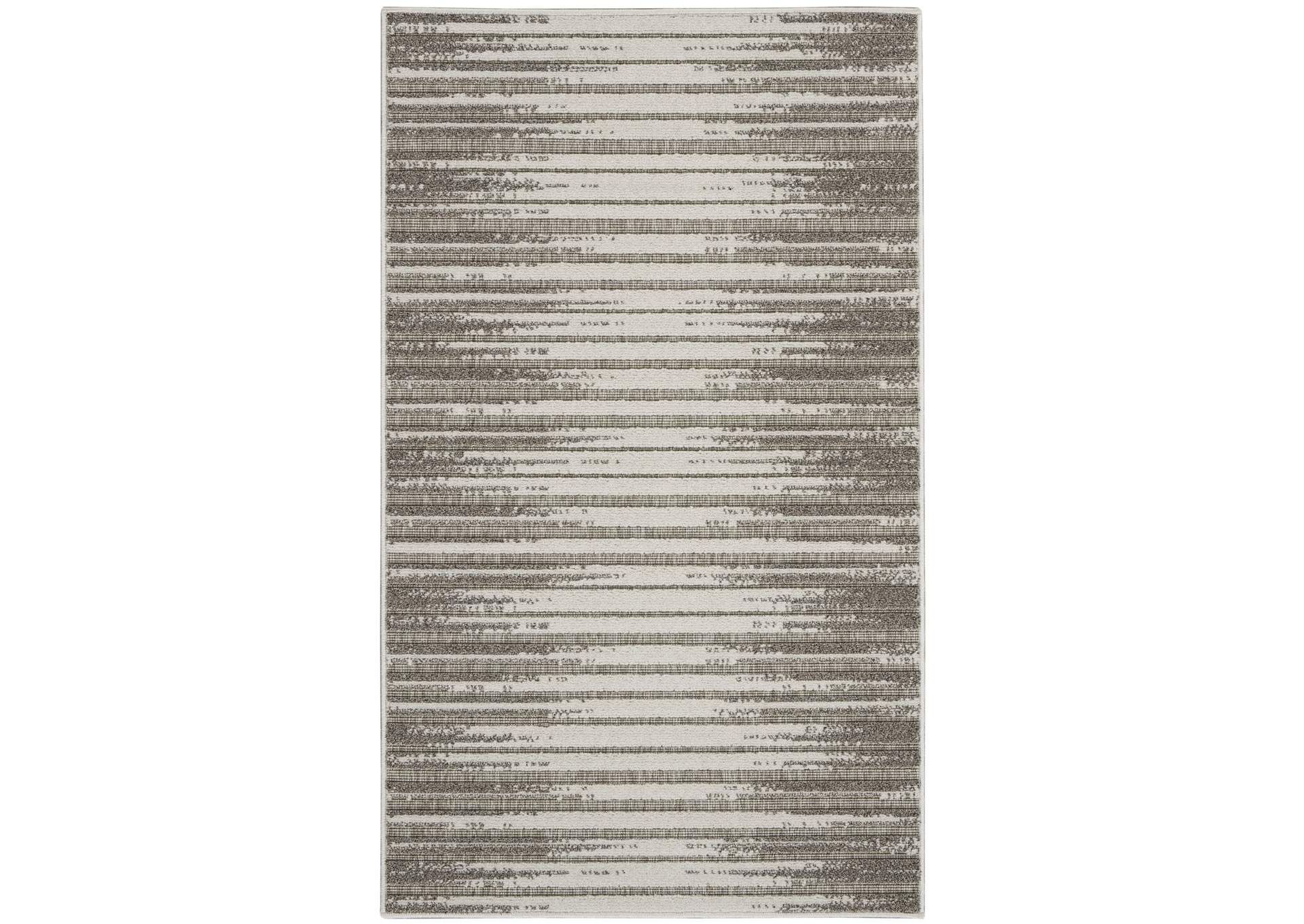 Nourison Key Largo 2'x4' Light Grey Area Rug,Nourison