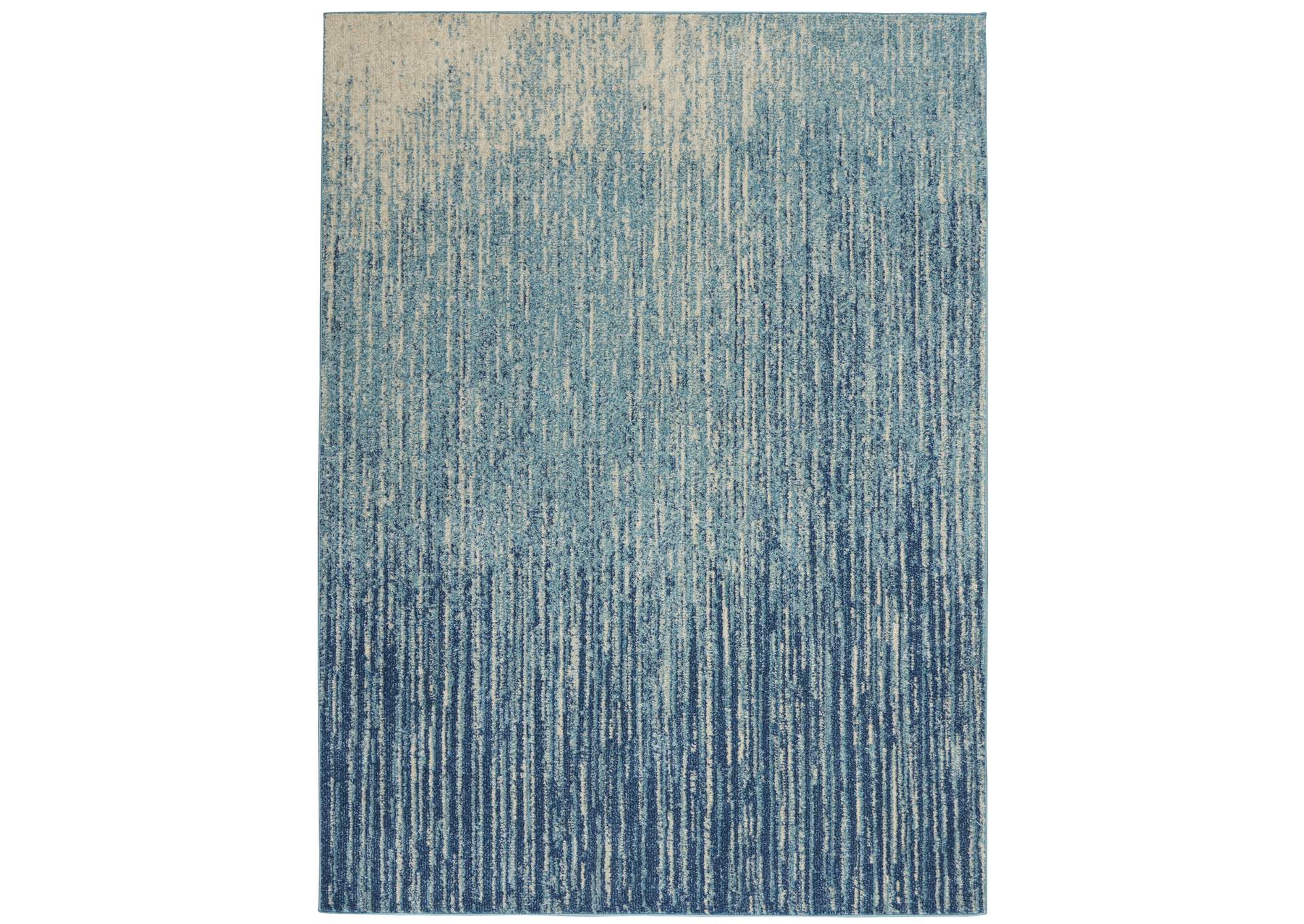 Nourison Passion 4' x 6' Navy Light Blue Area Rug,Nourison