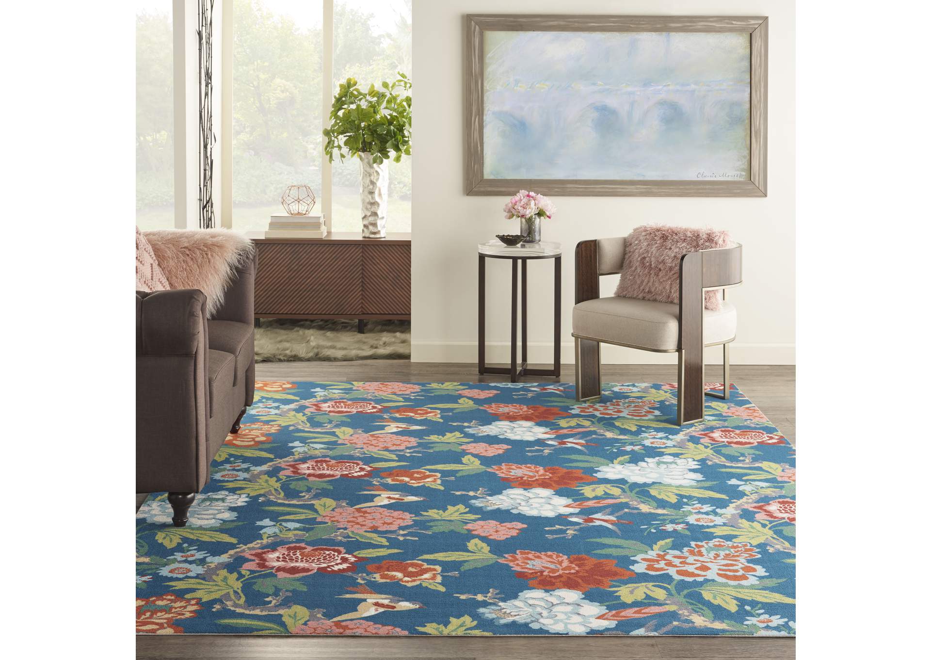 Waverly Wav01/Sun & Shade 8' x 11' Area Rug,Nourison