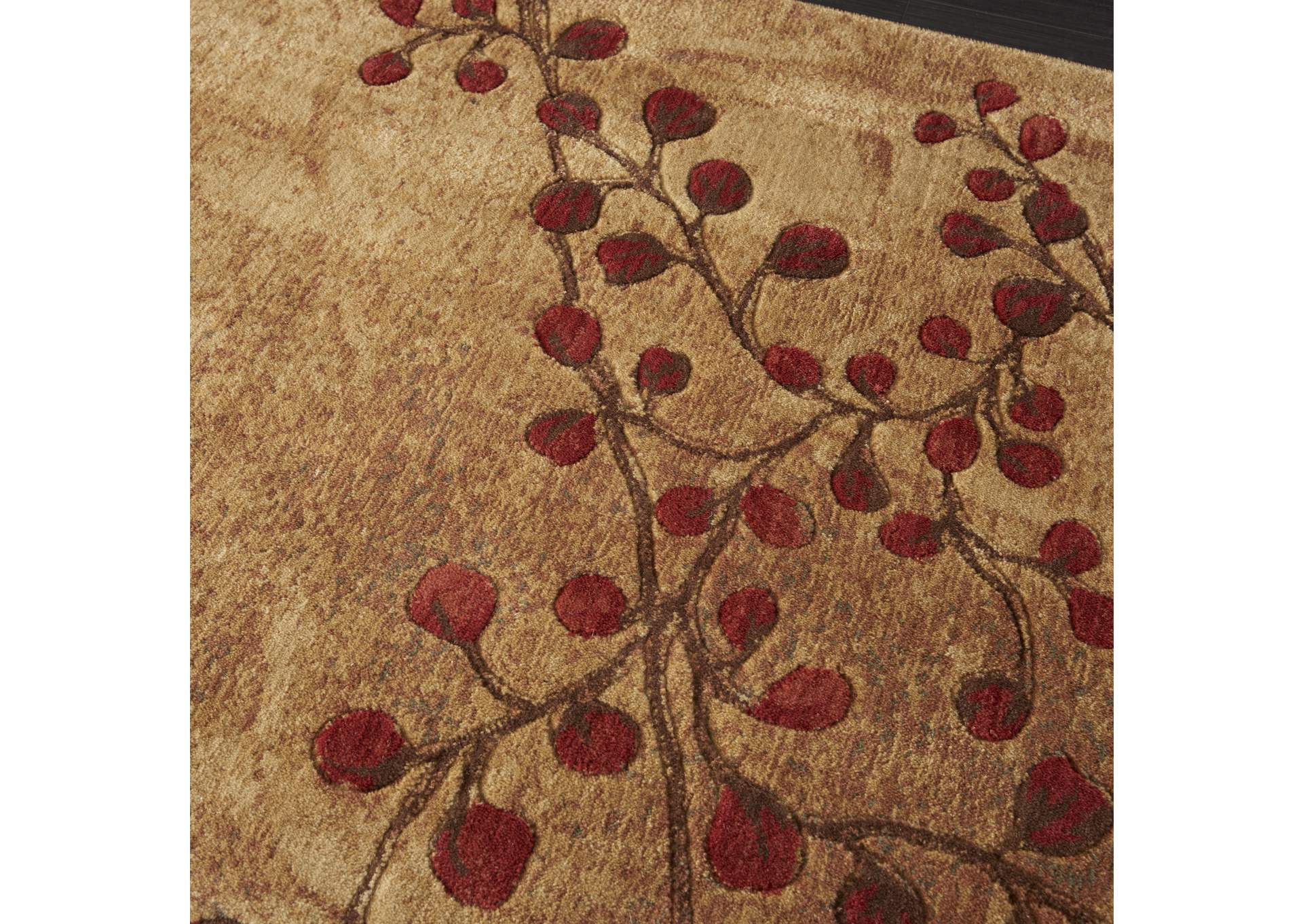 Nourison Somerset ST74 Brown 7' Square Rug,Nourison