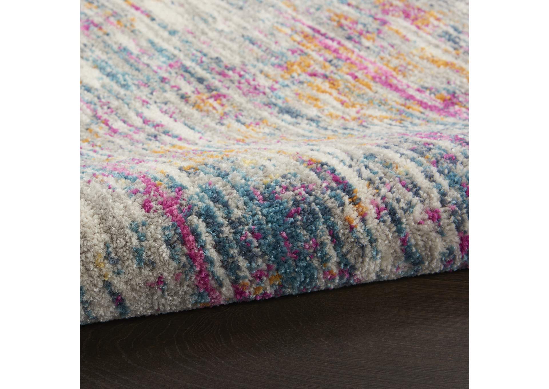 Nourison Passion 8' Runner Ivory Multicolor Area Rug,Nourison
