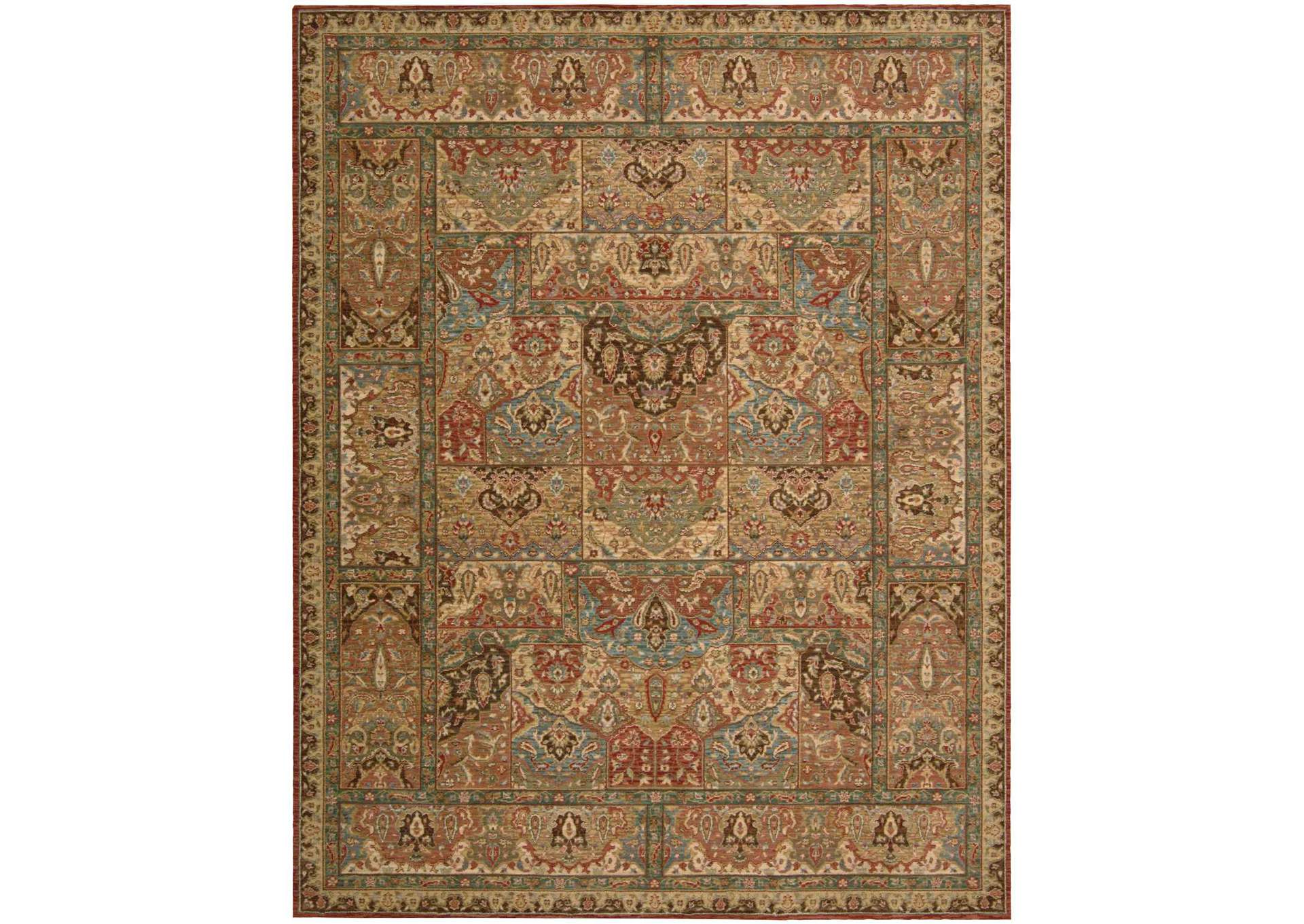 Nourison Living Treasures LI02 Multicolor 8'x10' Rug,Nourison