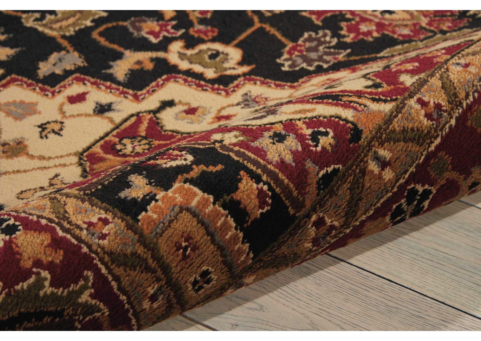 Nourison Paramount PAR05 Black 4'x6' Area Rug,Nourison