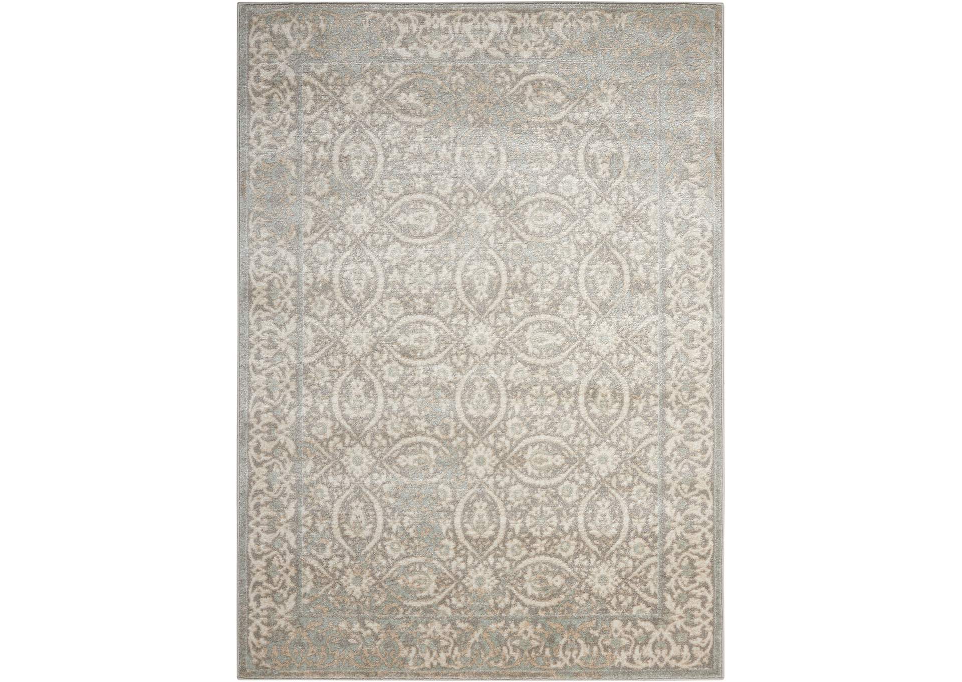 Nourison Euphoria EUP05 Grey 7'x10' Large Rug,Nourison