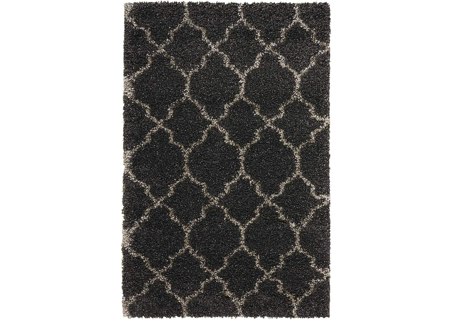 Nourison Amore AMOR2 Black 3'x5' Area Rug,Nourison