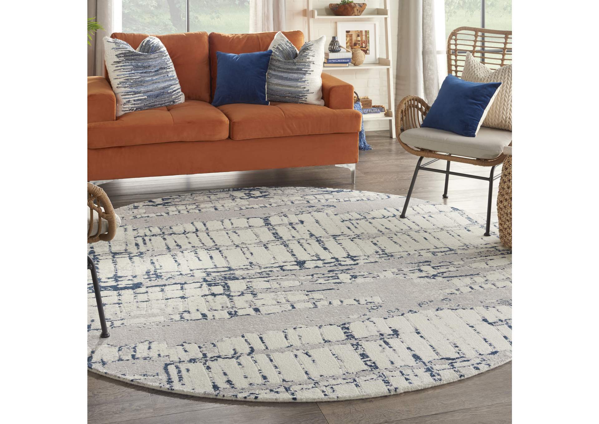 Nourison Twilight 8' Round Area Rug,Nourison