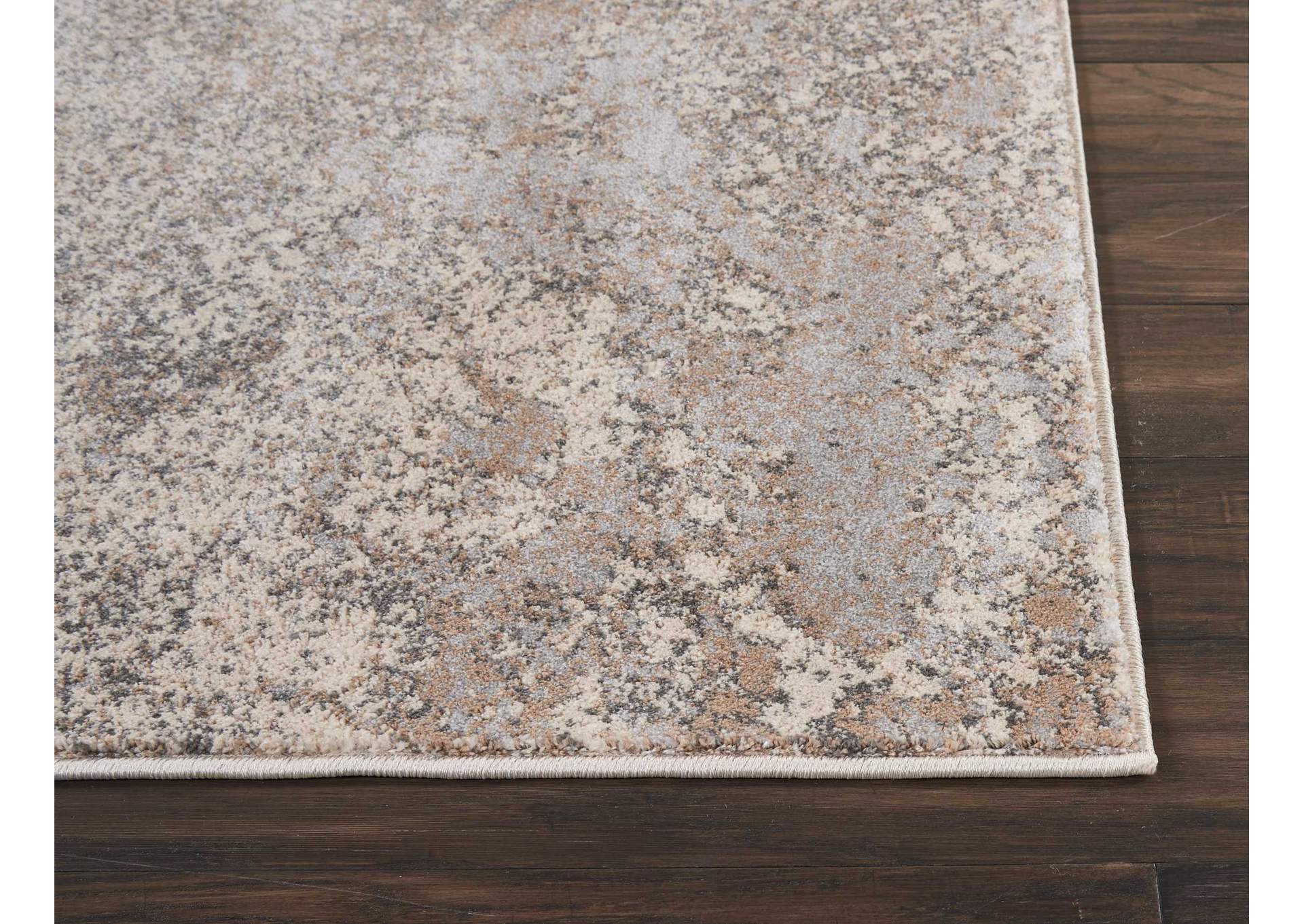 kathy ireland Home Heritage KI352 Grey 4'x6' Area Rug,Nourison