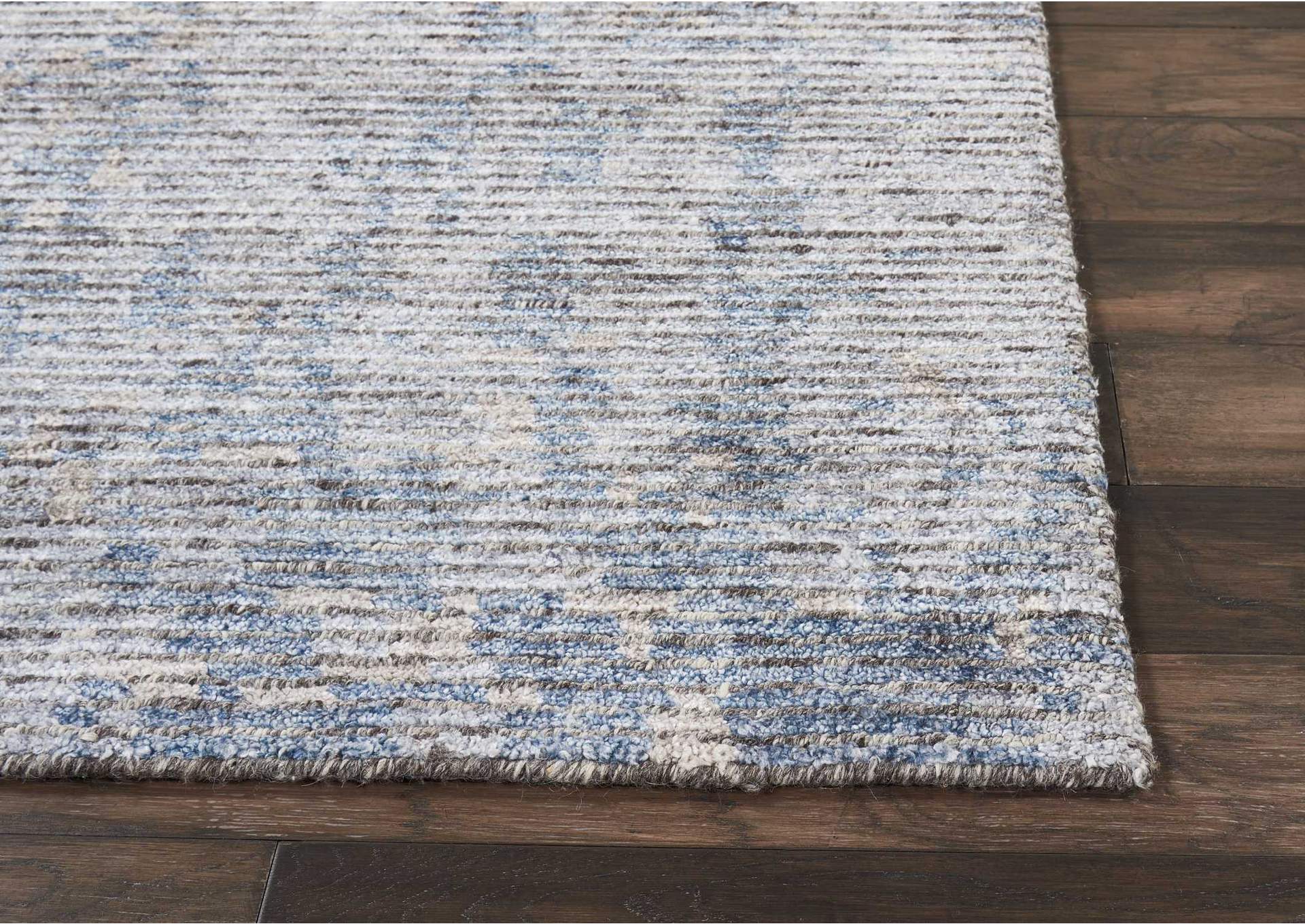Nourison Ellora ELL04 Grey 10'x14' Oversized Handmade Rug,Nourison