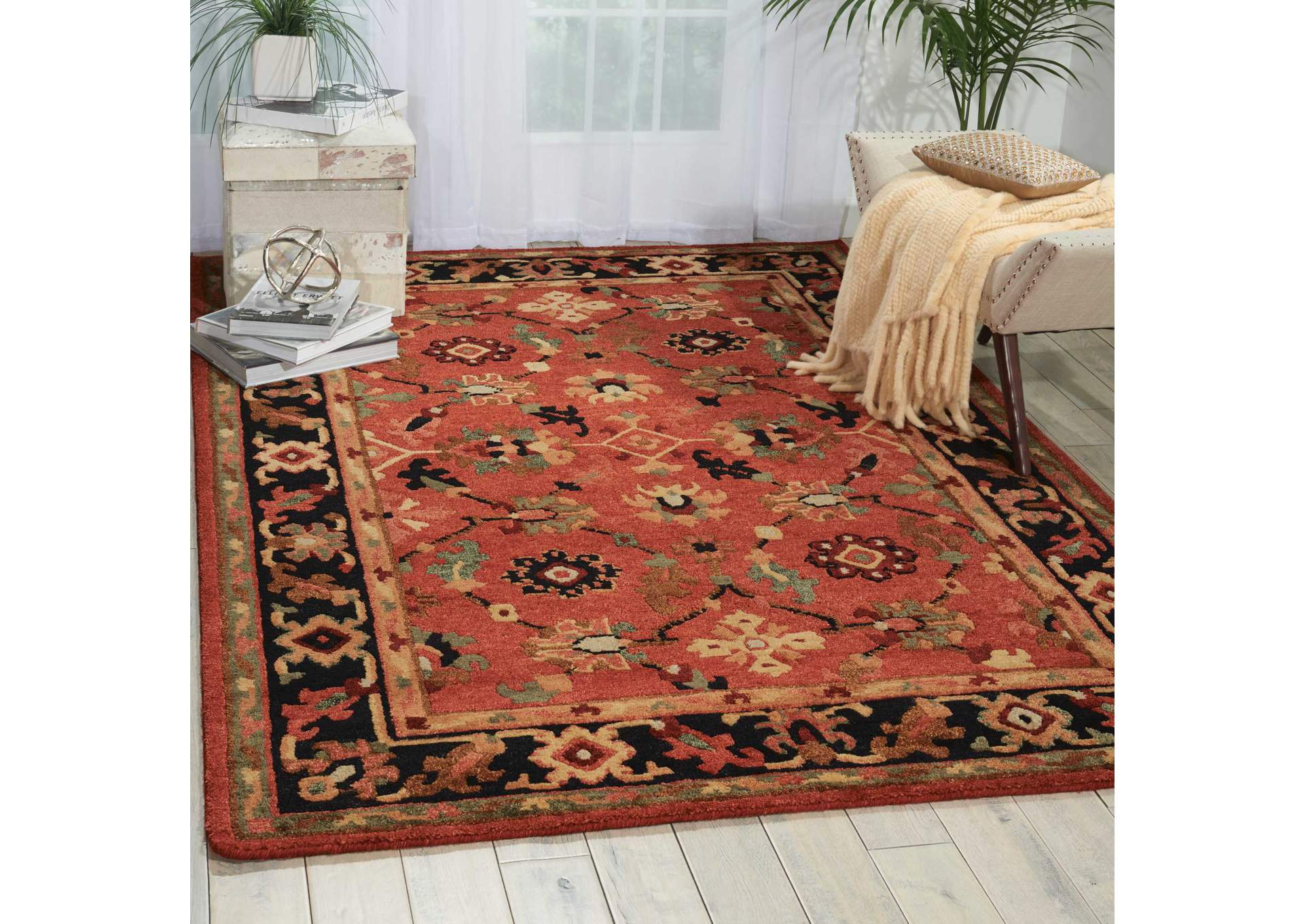 Nourison Tahoe TA12 Brown 4'x6' Area Rug,Nourison