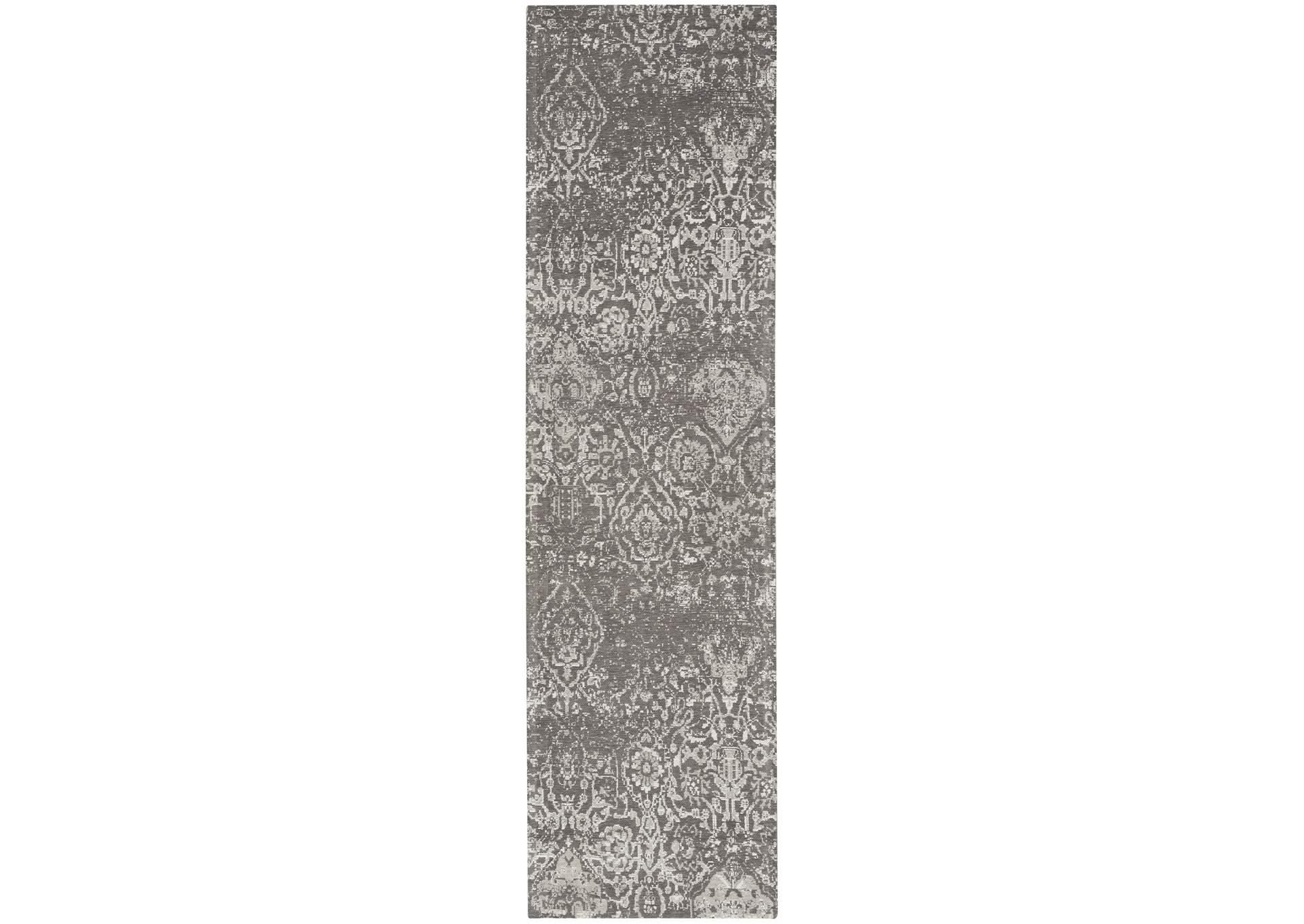 Nourison Damask 8' Runner Area Rug,Nourison