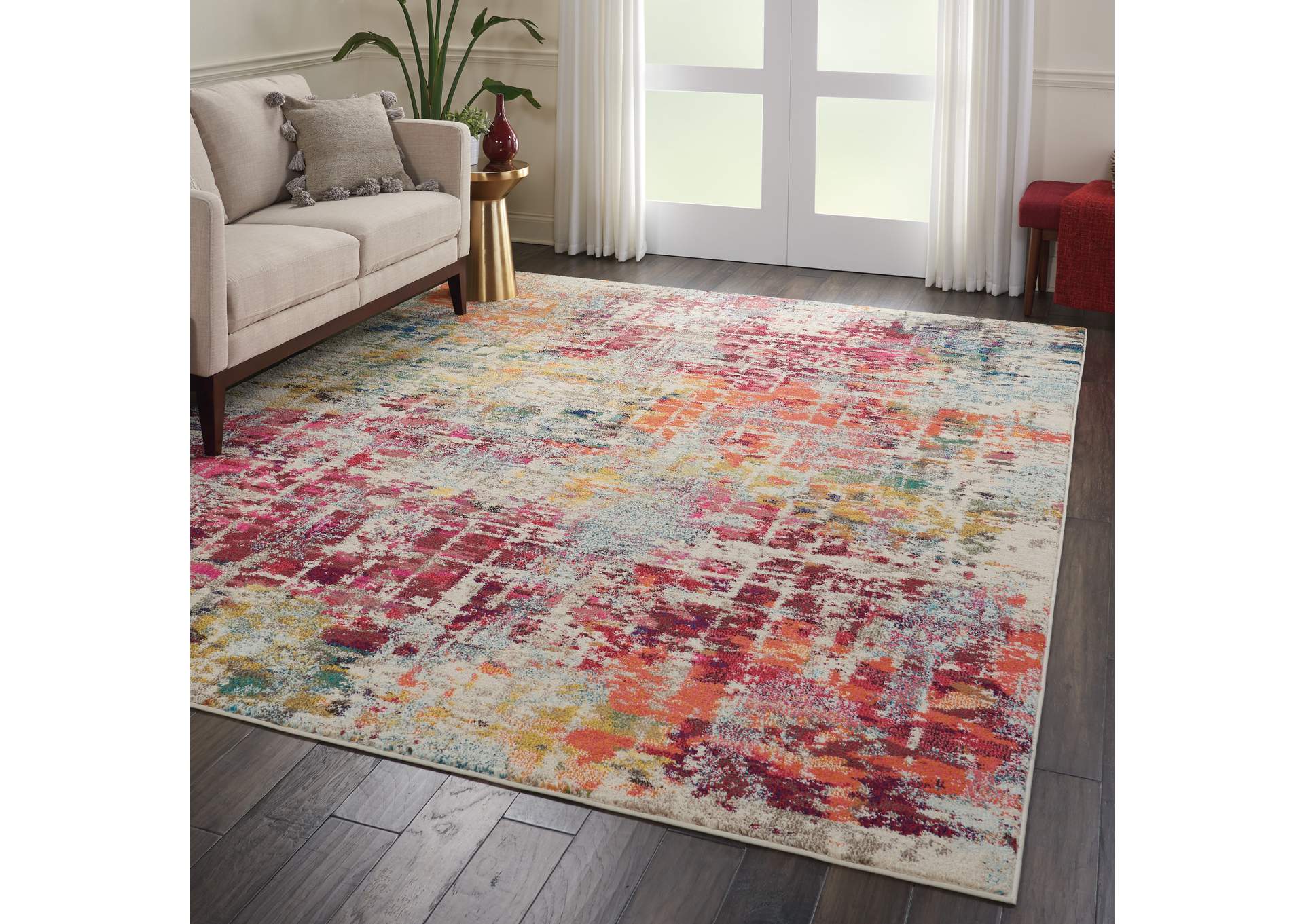 Nourison Celestial CES13 Multicolor 8'x11' Oversized Rug,Nourison