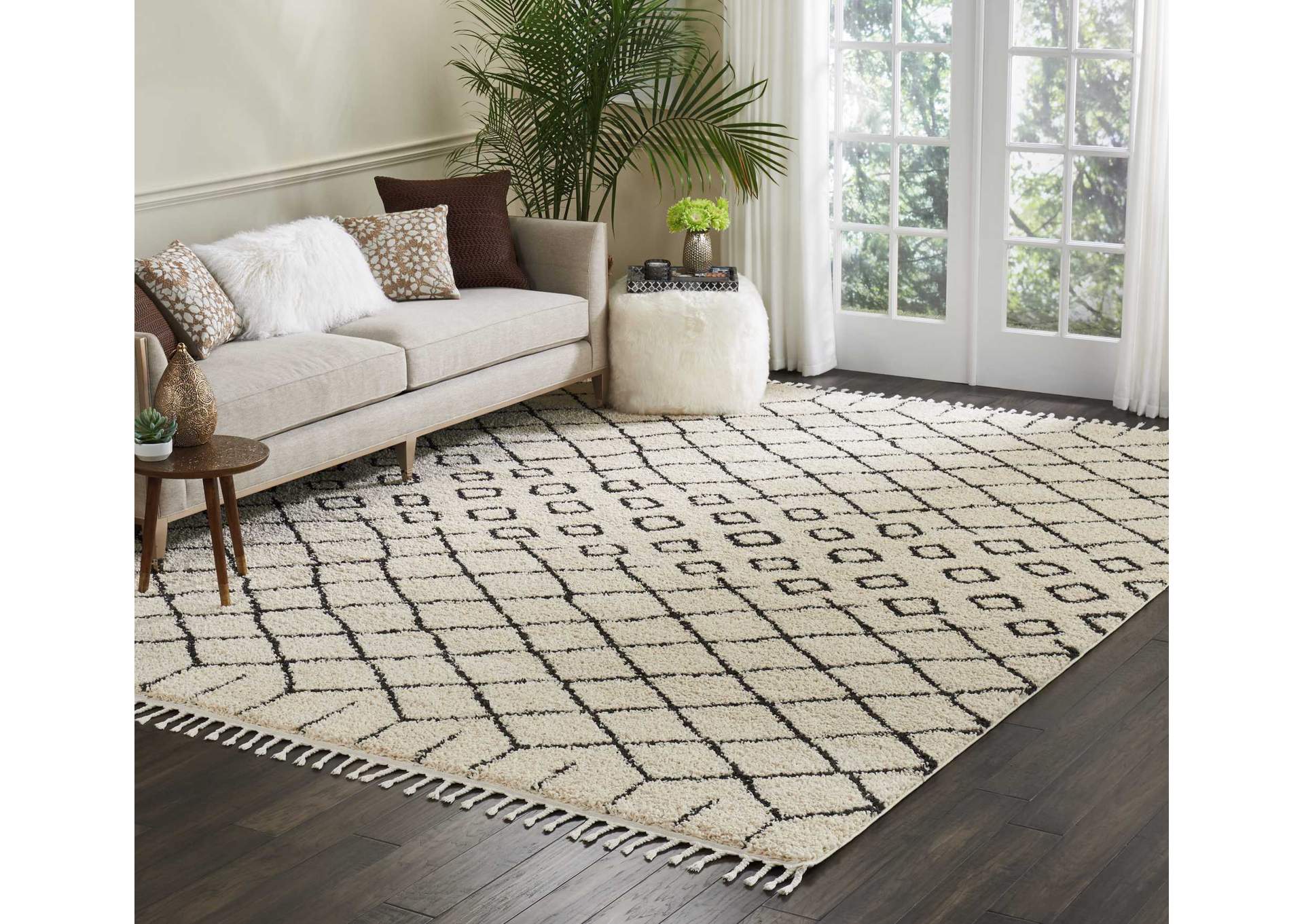Nourison Moroccan Shag 9' x 13' Area Rug,Nourison