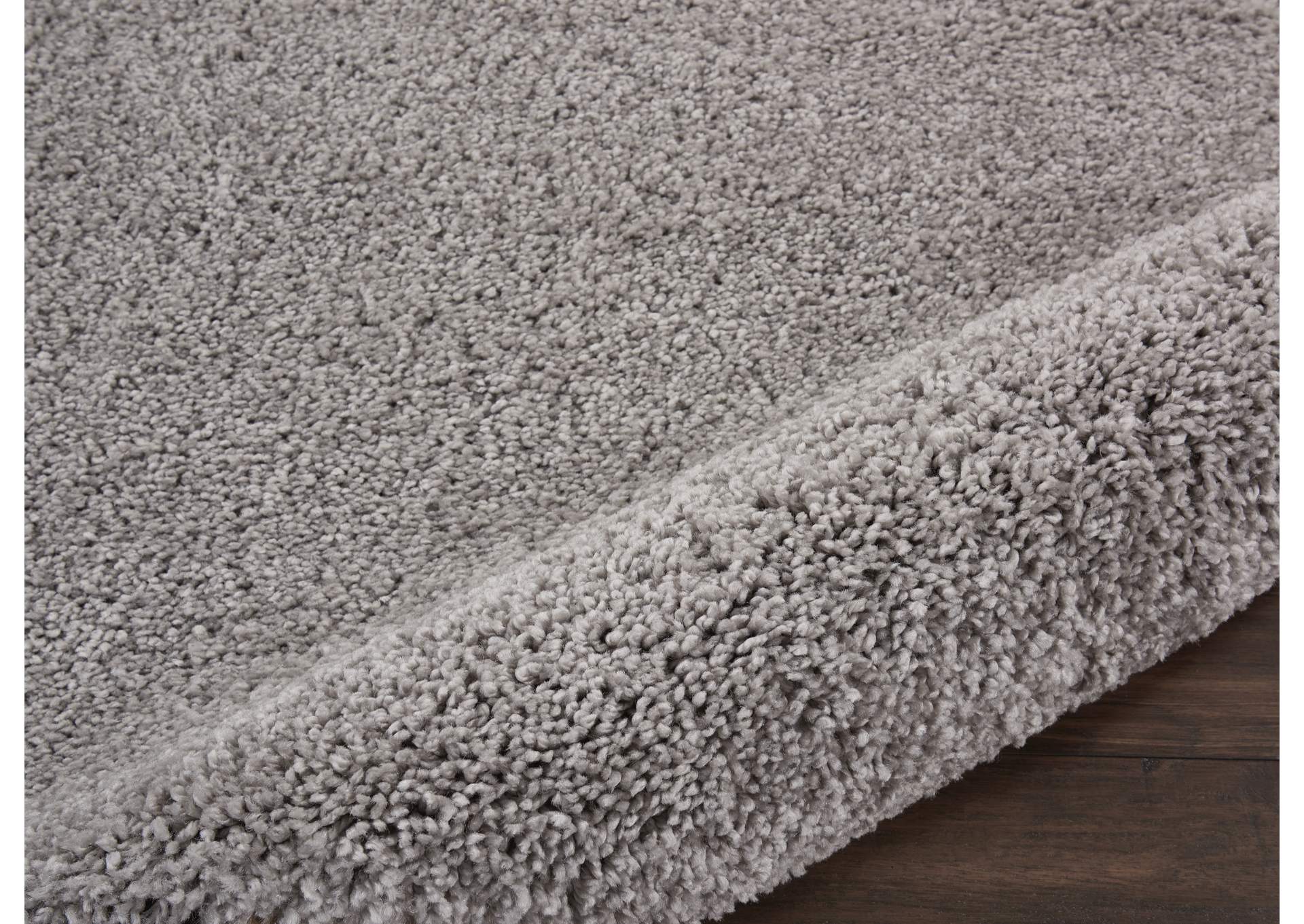 Nourison Malibu Shag MSG01 Grey 8'x10' Large Rug,Nourison