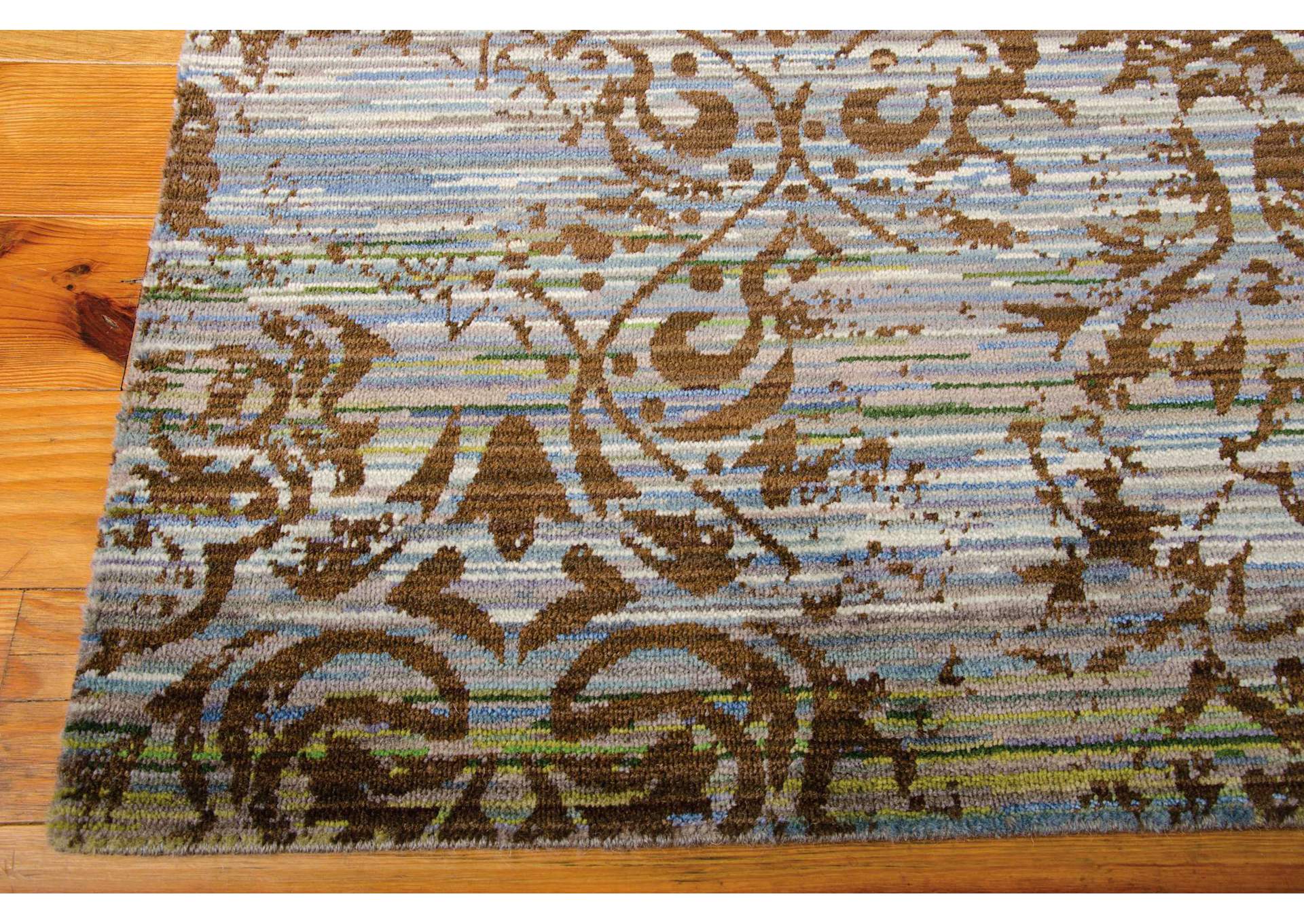 Nourison Rhapsody RH009 Blue 10'x14' Rug,Nourison