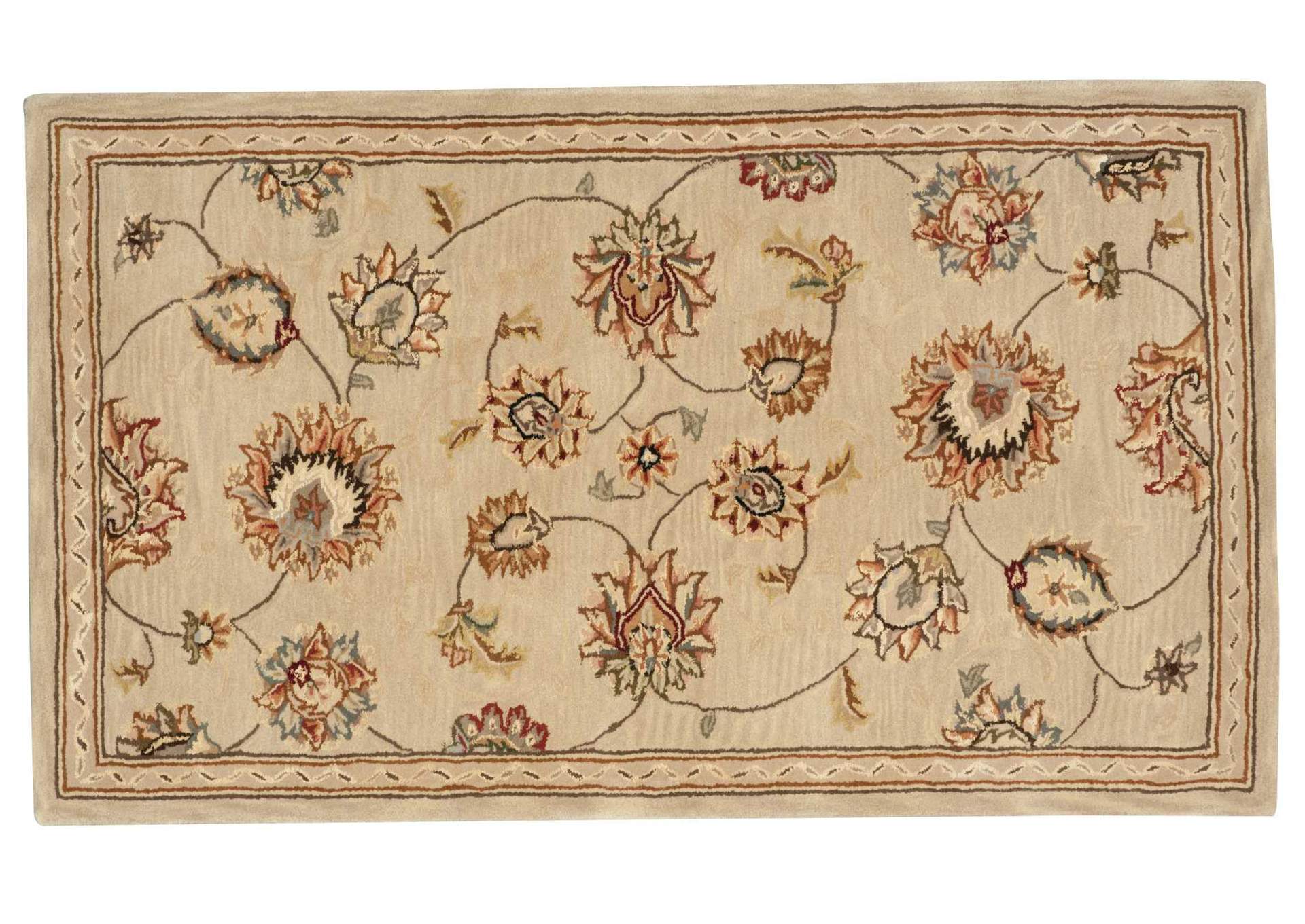 Nourison 2000 2360 Beige 3'x5' Area Rug,Nourison